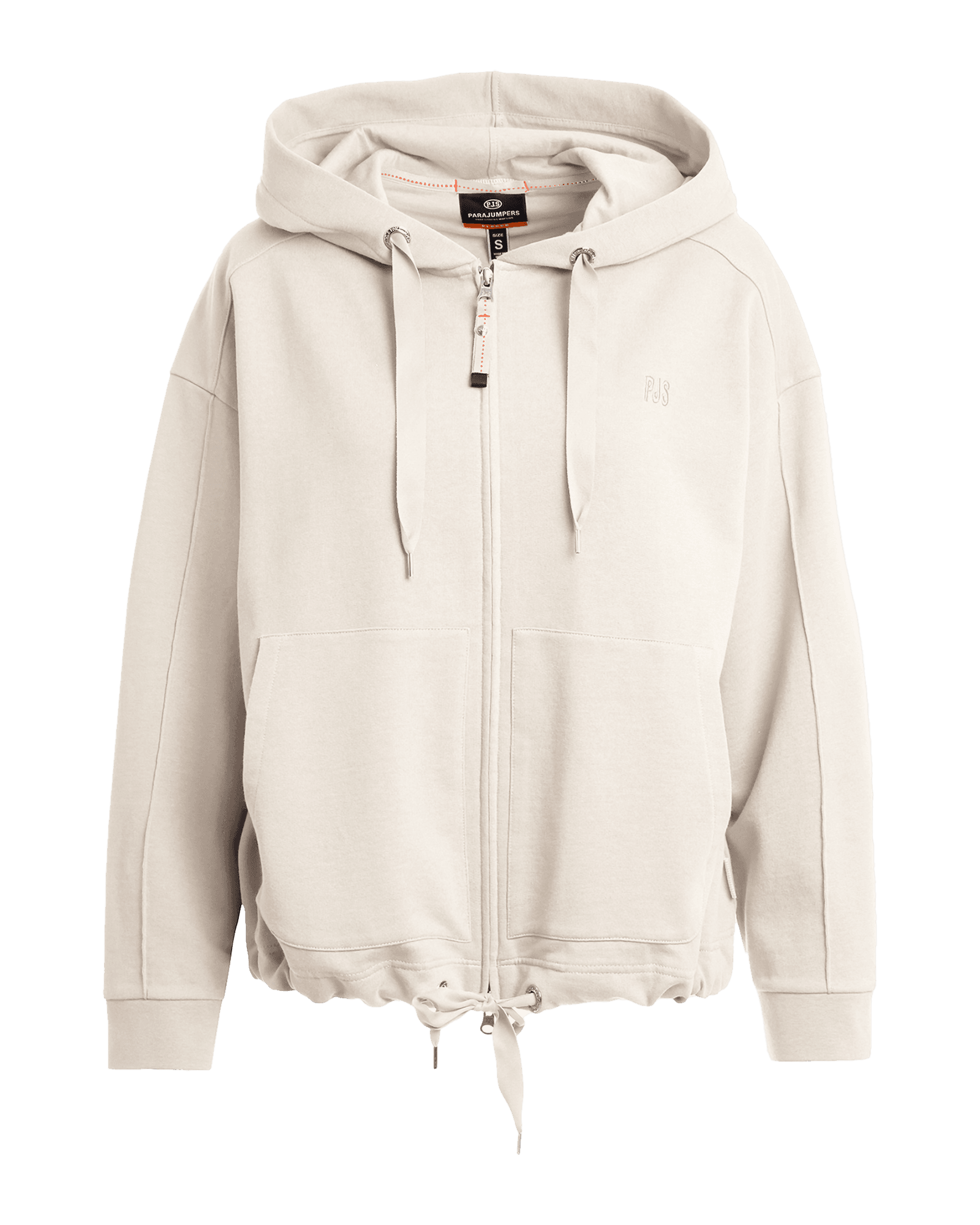 May Full Zip Hooded Sweatshirt W Moonbeam