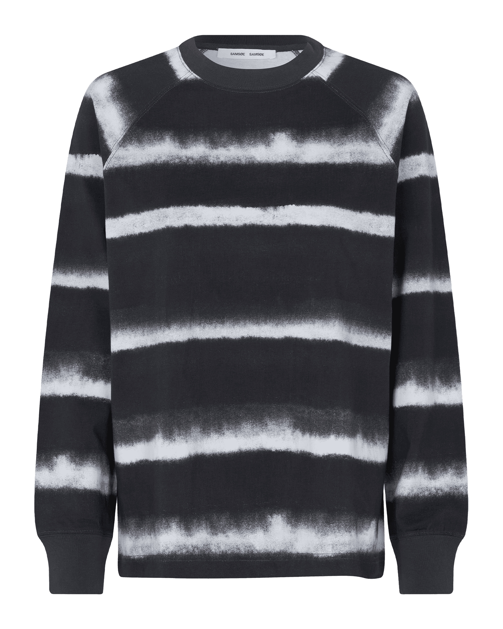 Dianne T-Shirt L/S 11725 W Striped Ombre Inkwell