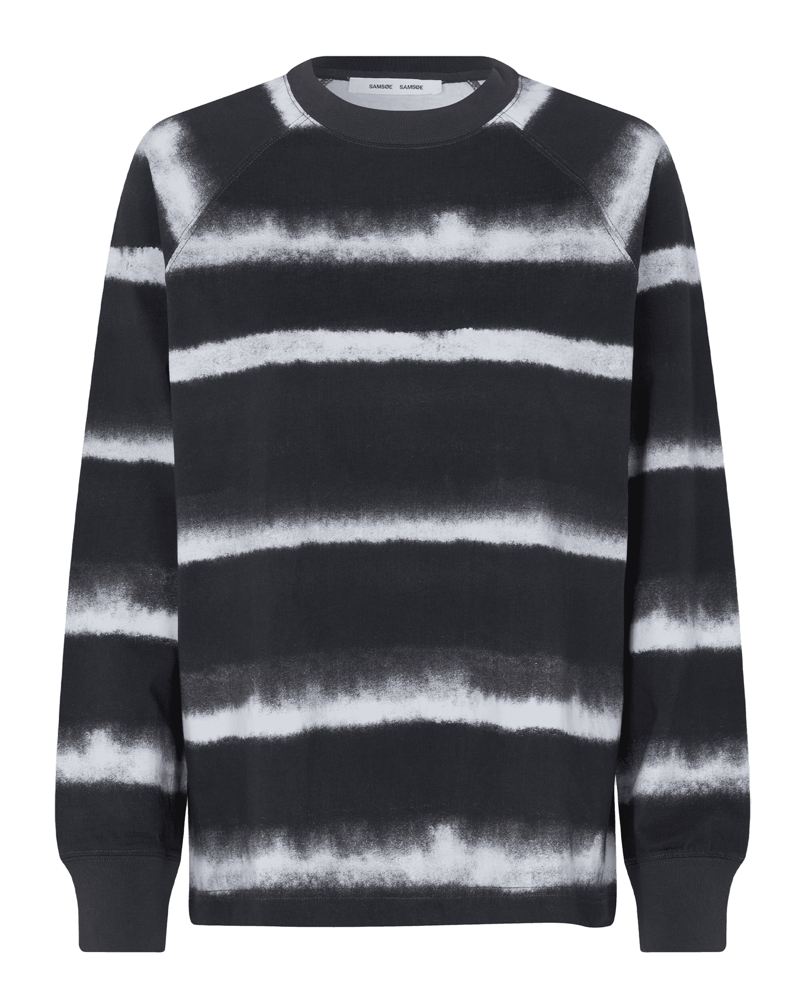 Dianne T-Shirt L/S 11725 W Striped Ombre Inkwell