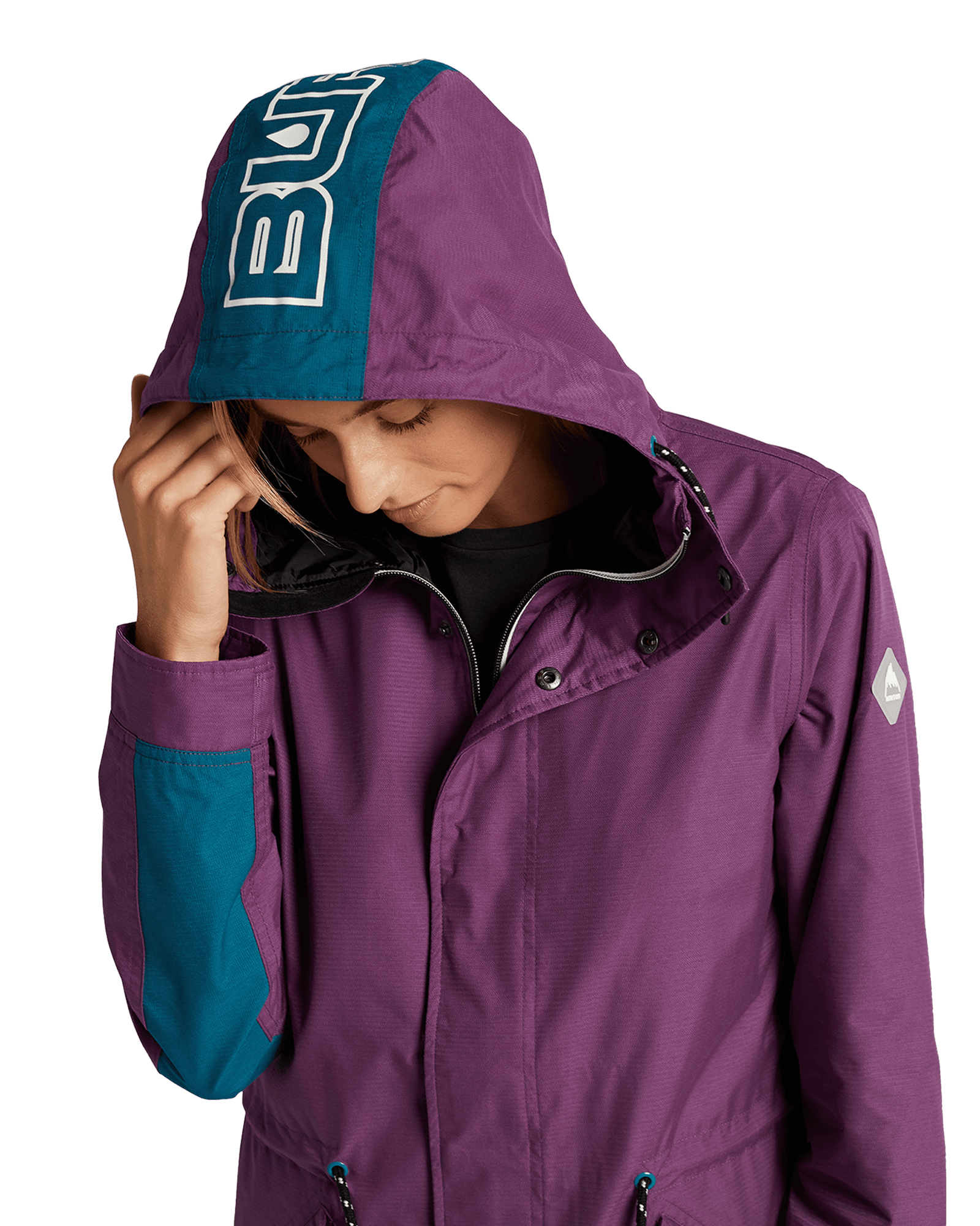 Sadie Solution-Dyed Jacket W Purple Magic