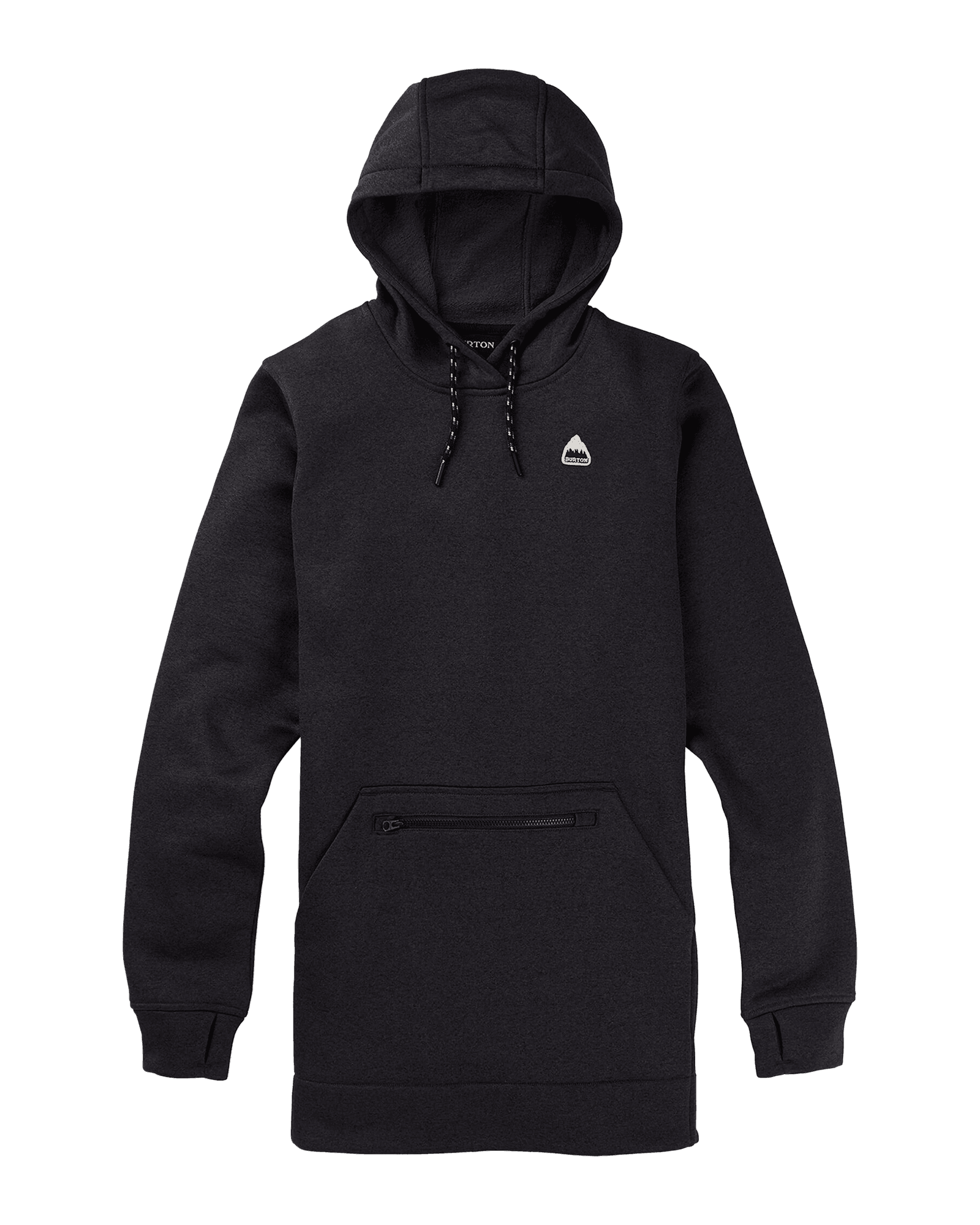 Oak Long Pullover W True Black Heather