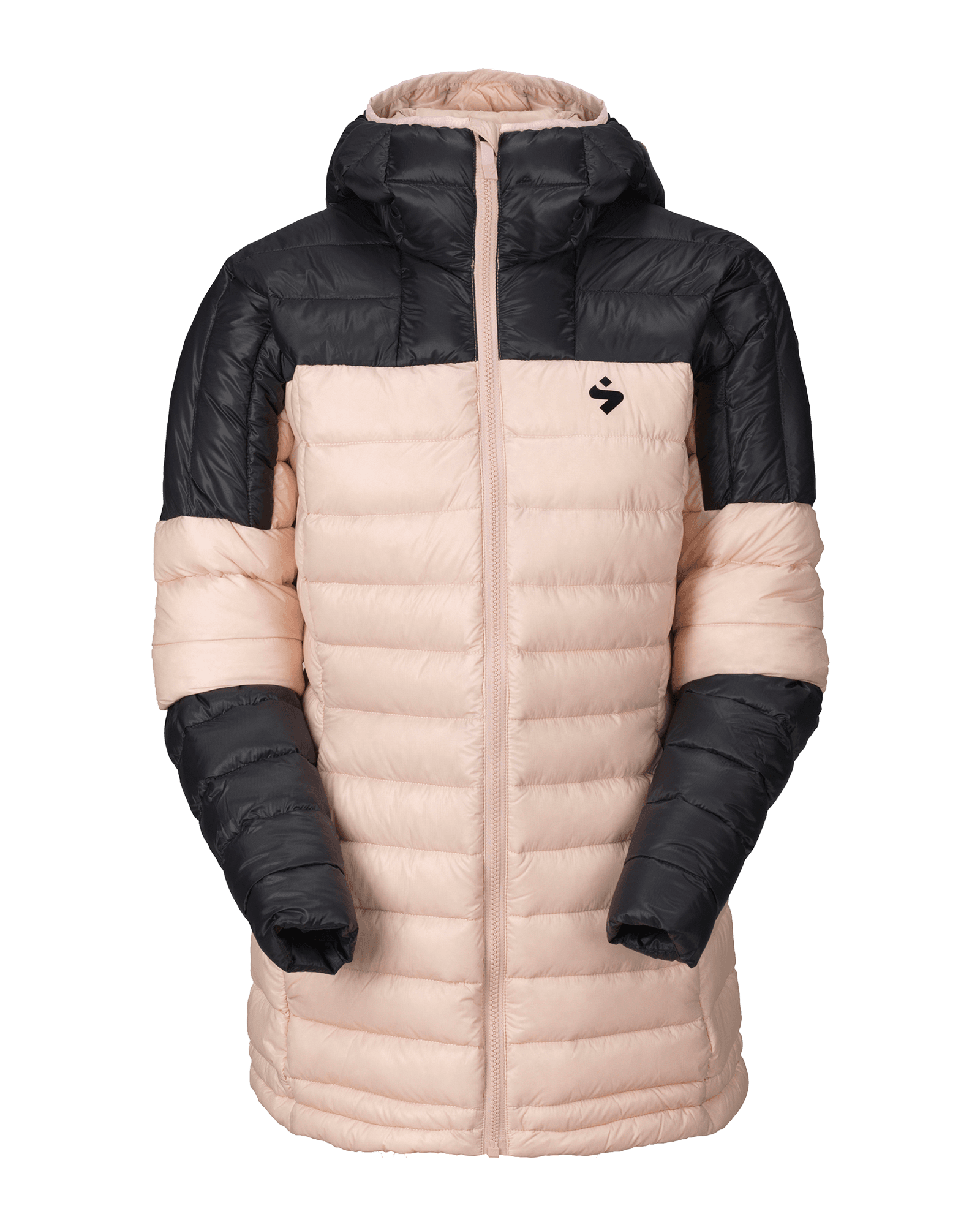 Crusader Down Hooded Jacket W Dusty Pink