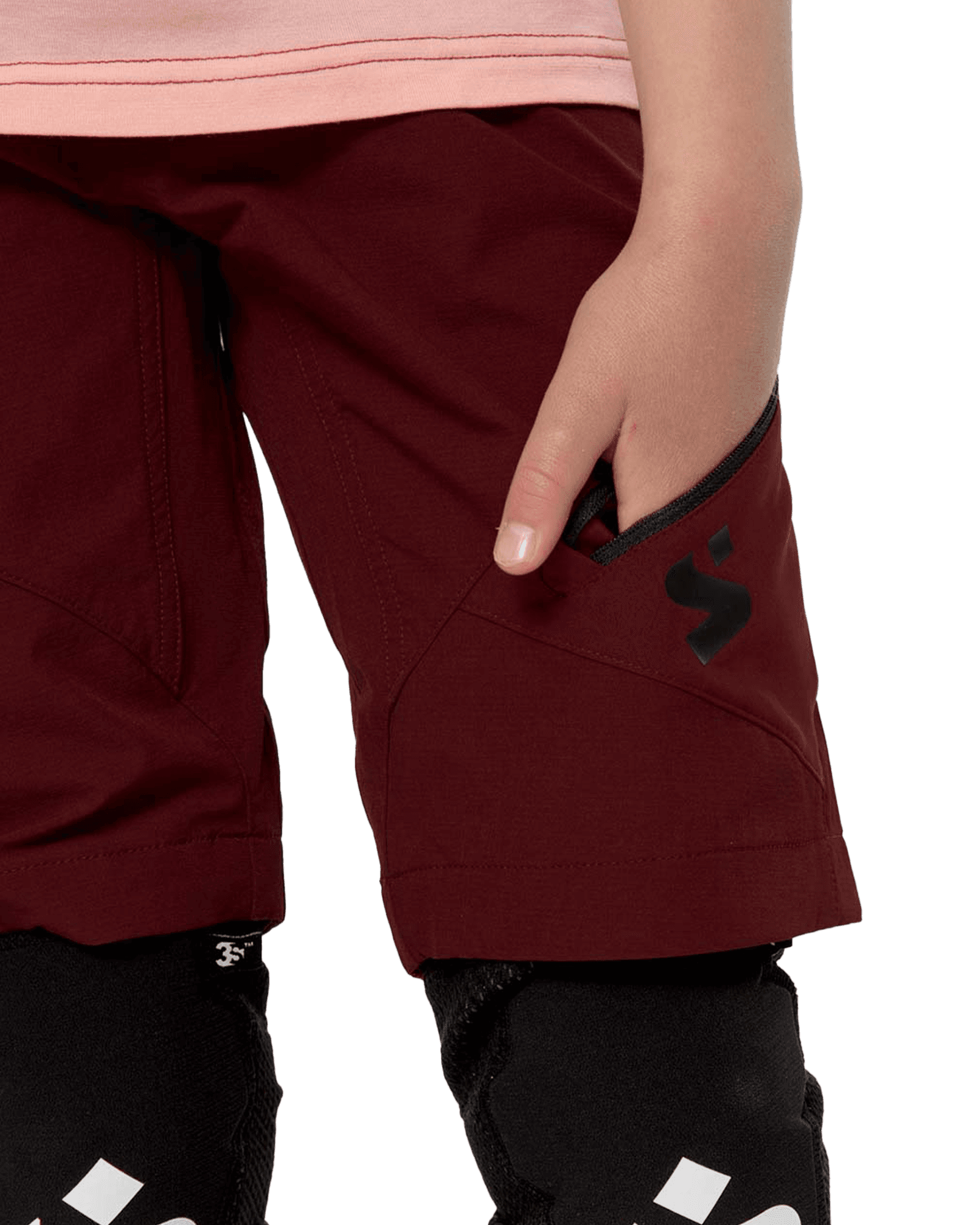 Hunter Shorts JR Dark Red
