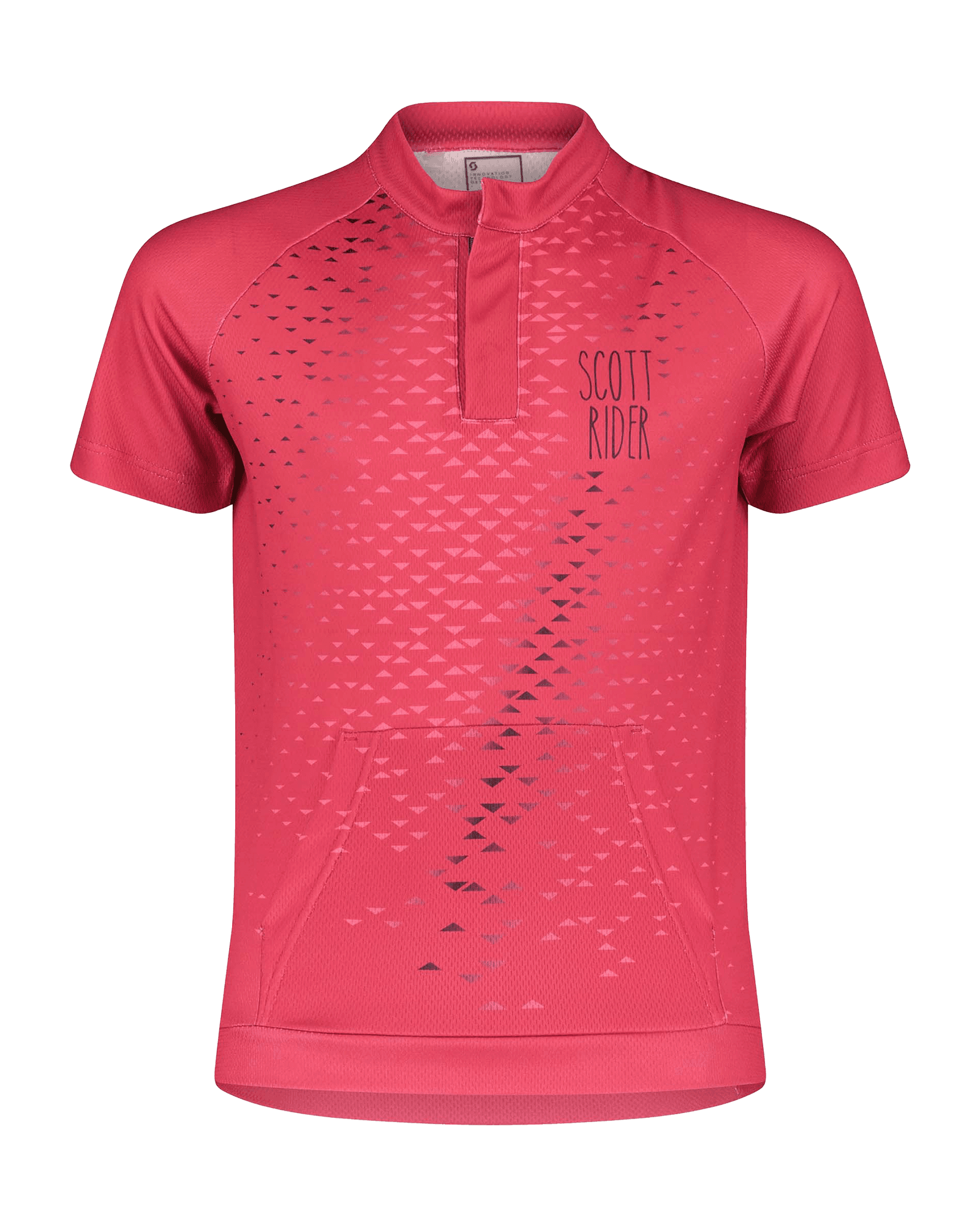 RC Team S/S Shirt JR Carmine Pink/Dark Purple