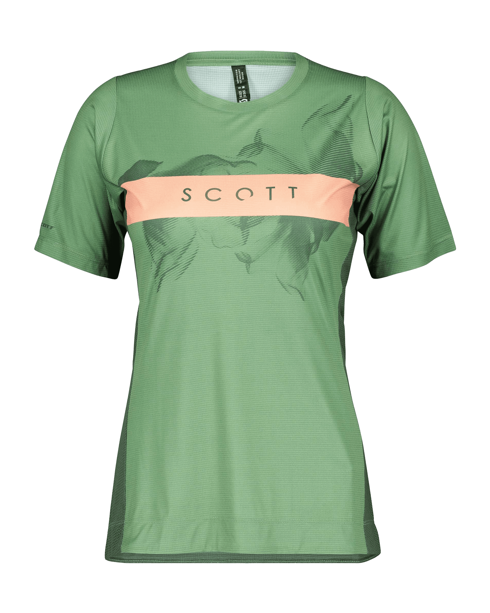 Trail Vertic S/S Shirt W Glade Green/Crystal Pink