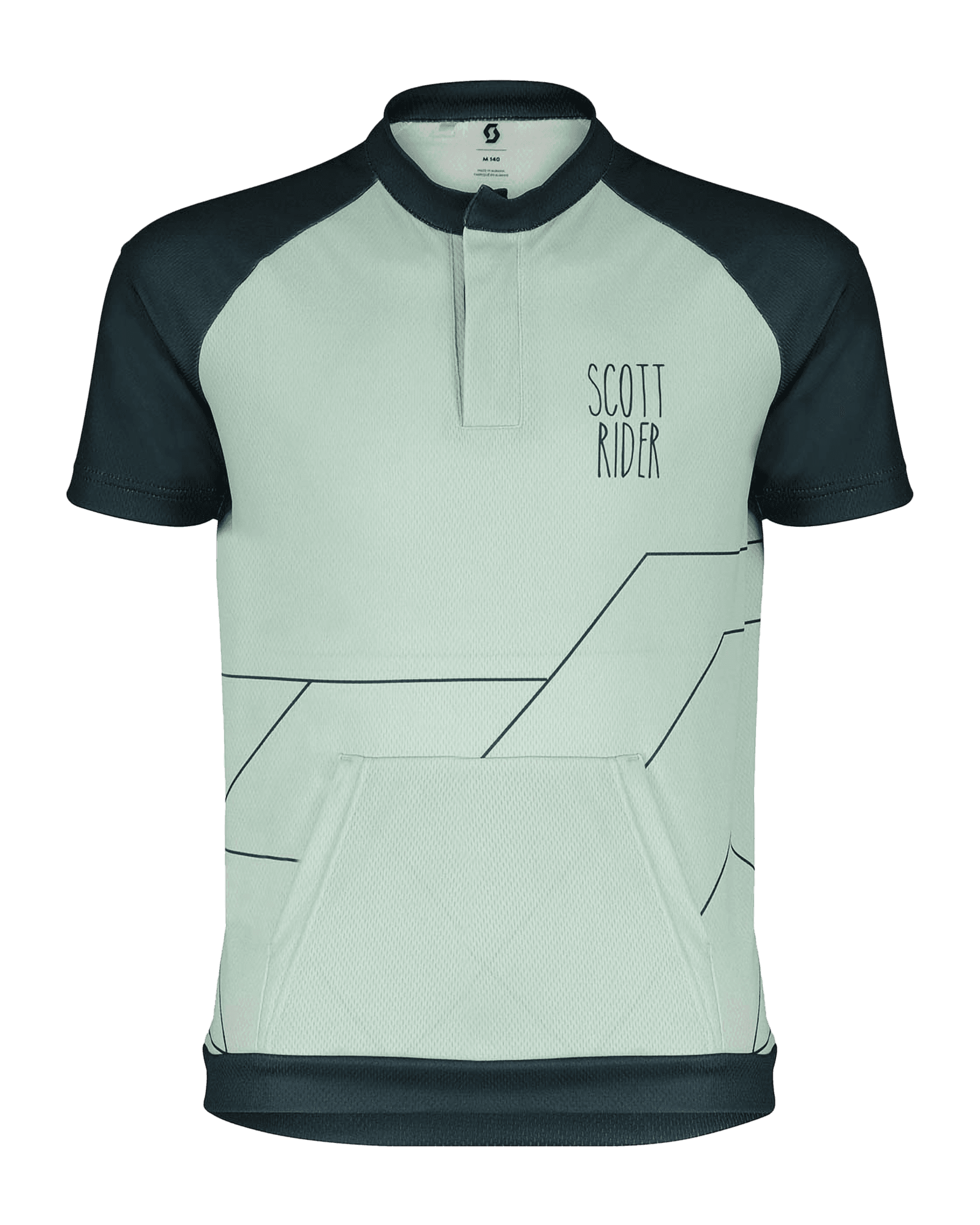 RC Team S/S Shirt JR Mineral Green/Aruba Green