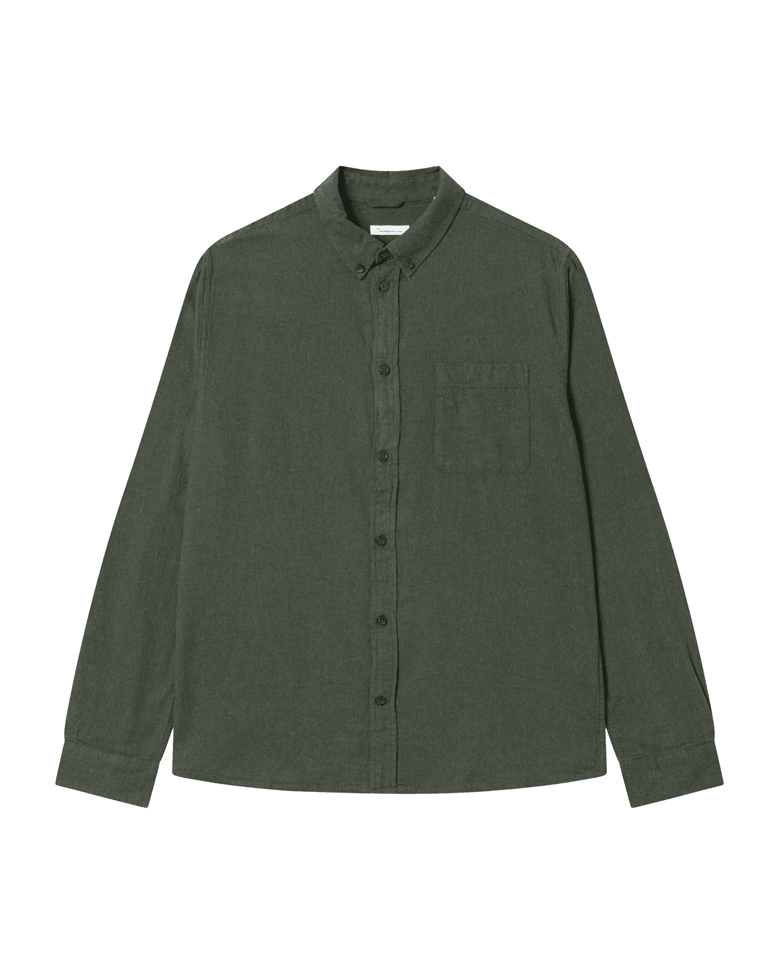 Regular Fit Melangé Flannel Shirt M 1090 Forrest Night
