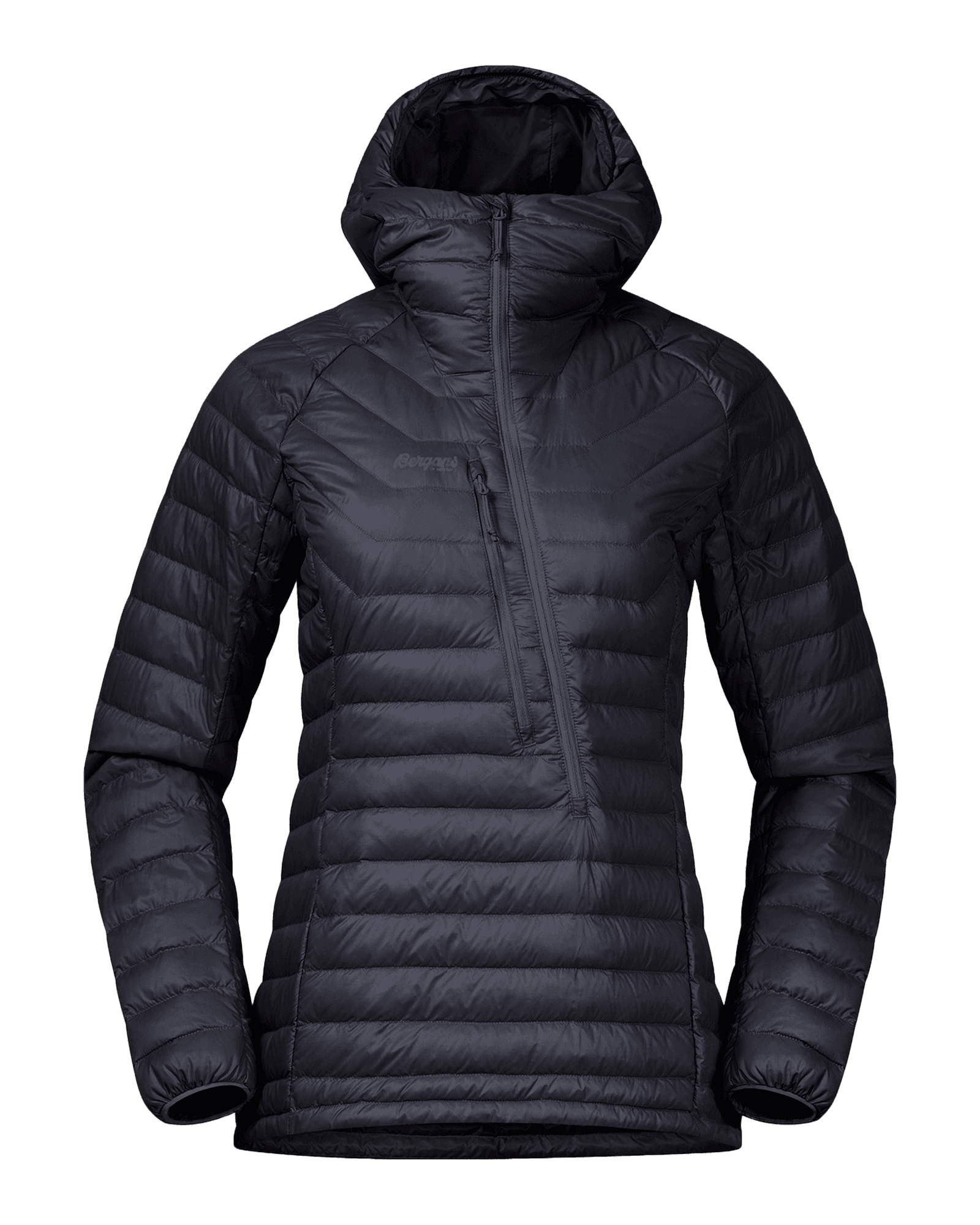 Cecilie Down Light Anorak W Solidcharcoal/Soliddkgrey