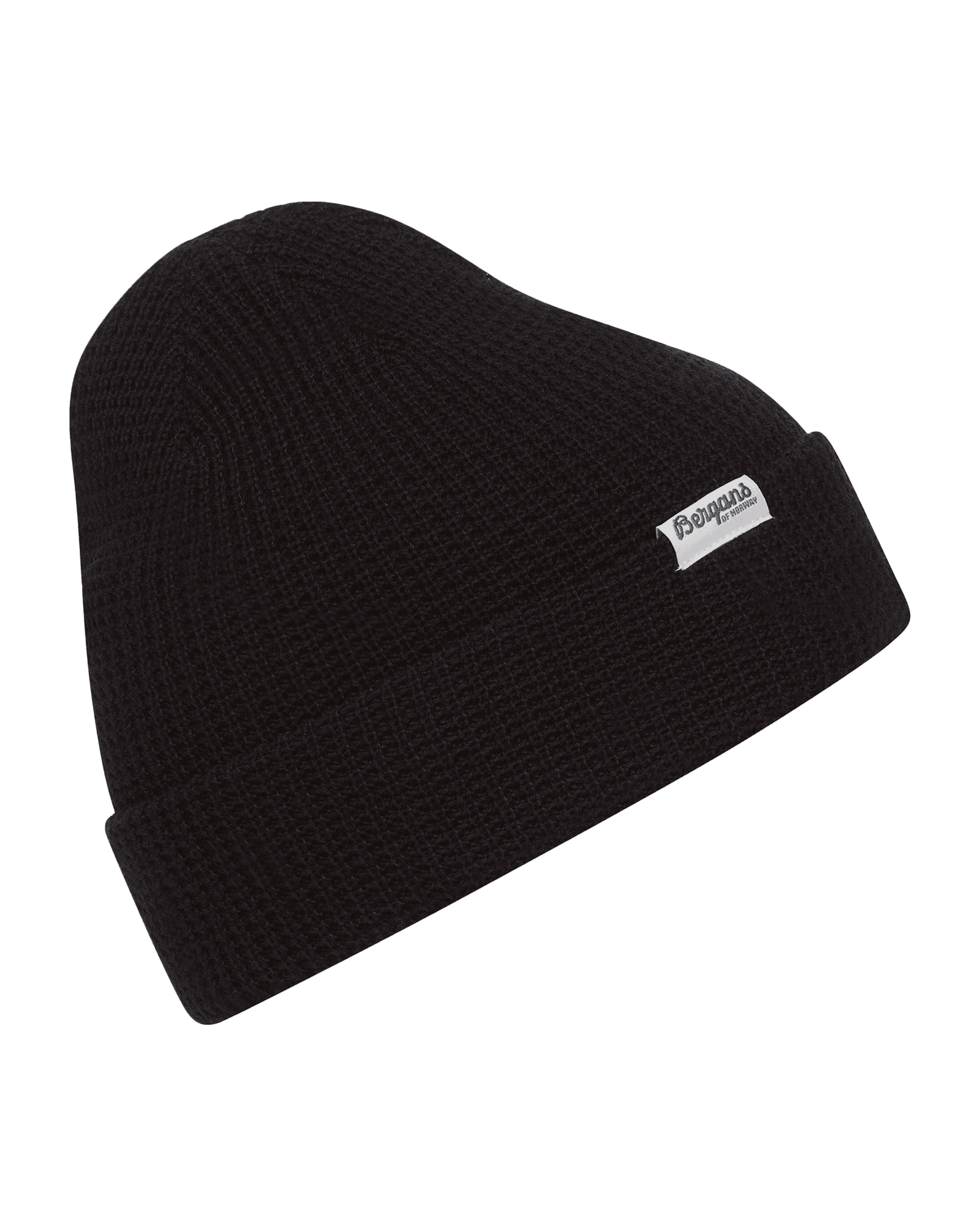 Waffle Knit Beanie Black
