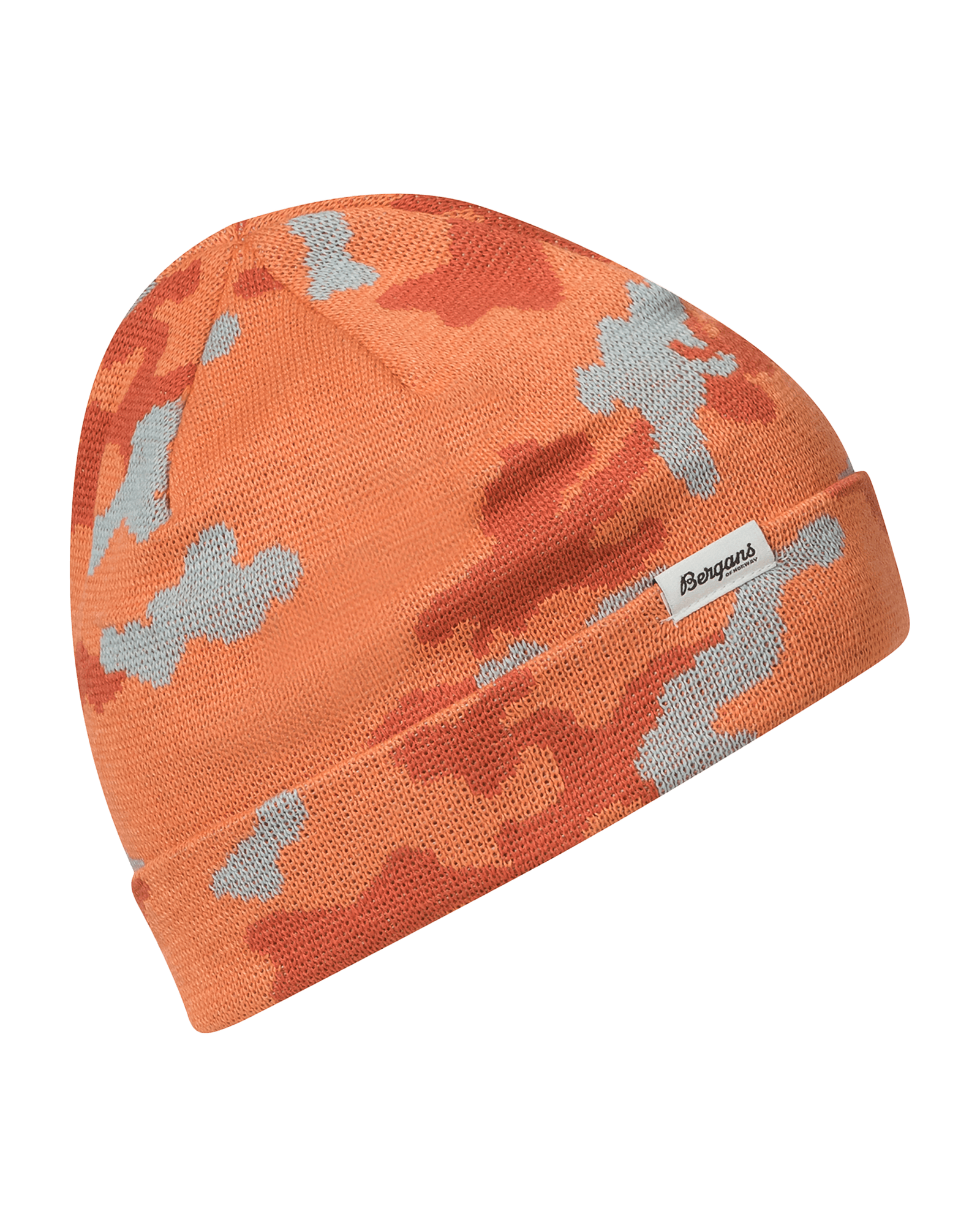 Camouflage Youth Beanie Cantaloupe/Misty Forest