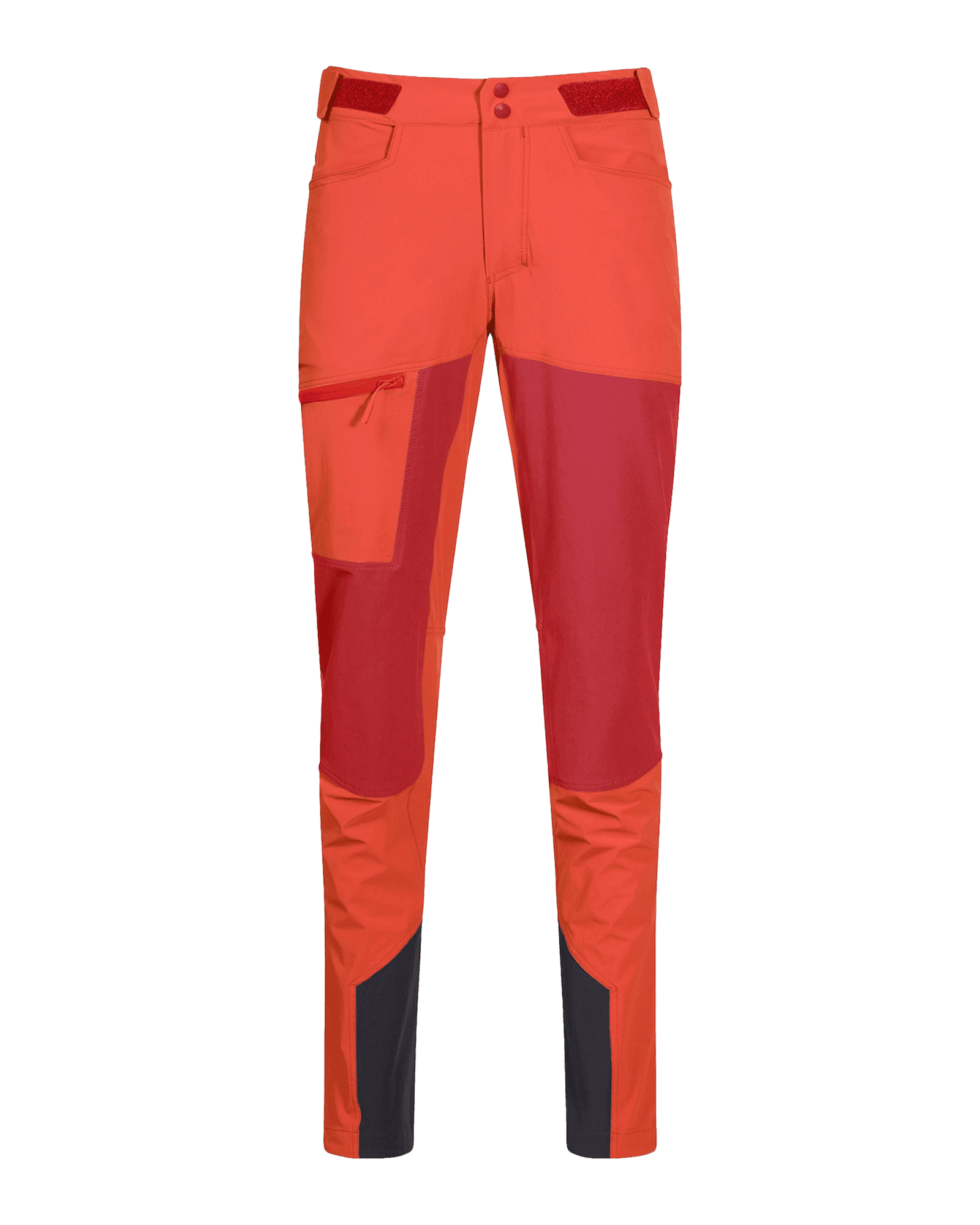 Cecilie Mountaineering Pant W Energy Red/Red Leaf