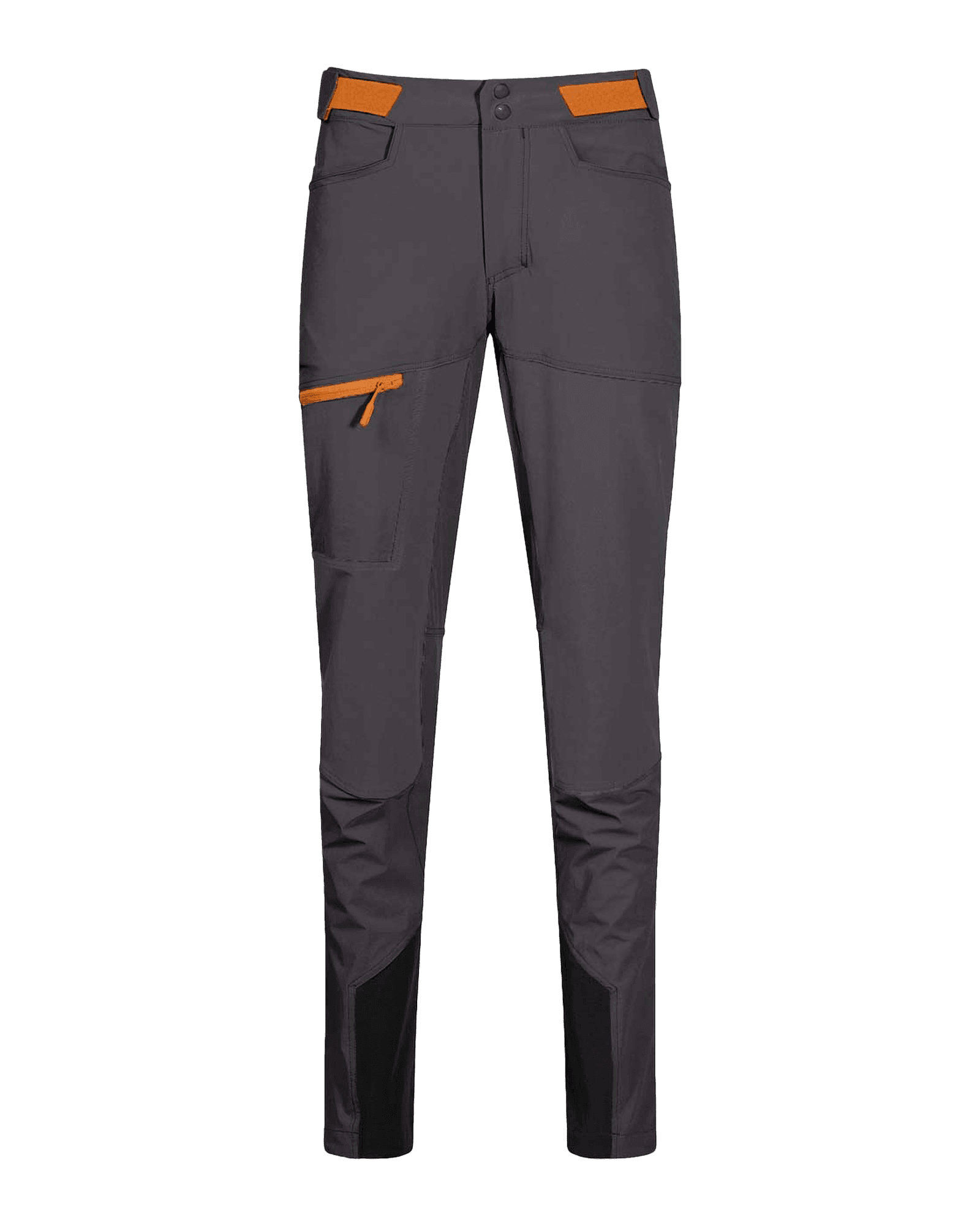 Cecilie Mtn Softshell Pant W Solid Dark Grey/Cloudberry Yellow