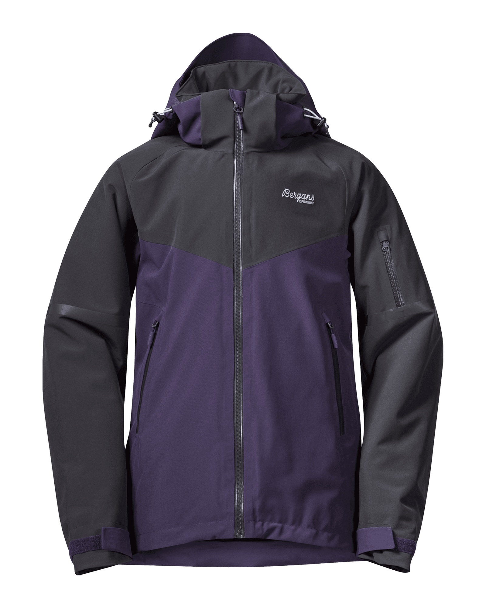 Oppdal Insulated Youth Girl Jacket Purple Velvet/Solid Charcoal/Silver Grey