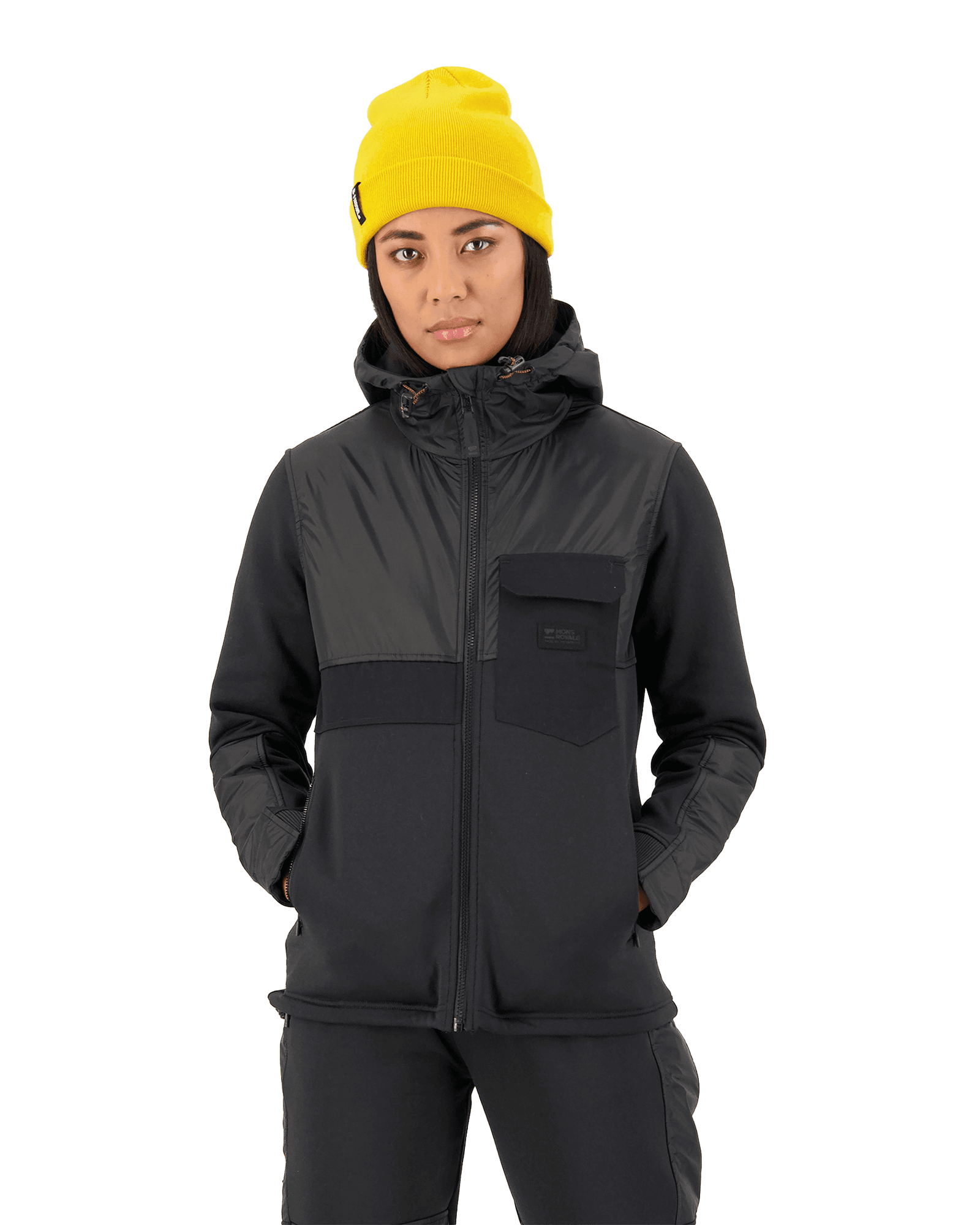 Decade Mid Hoody W Black