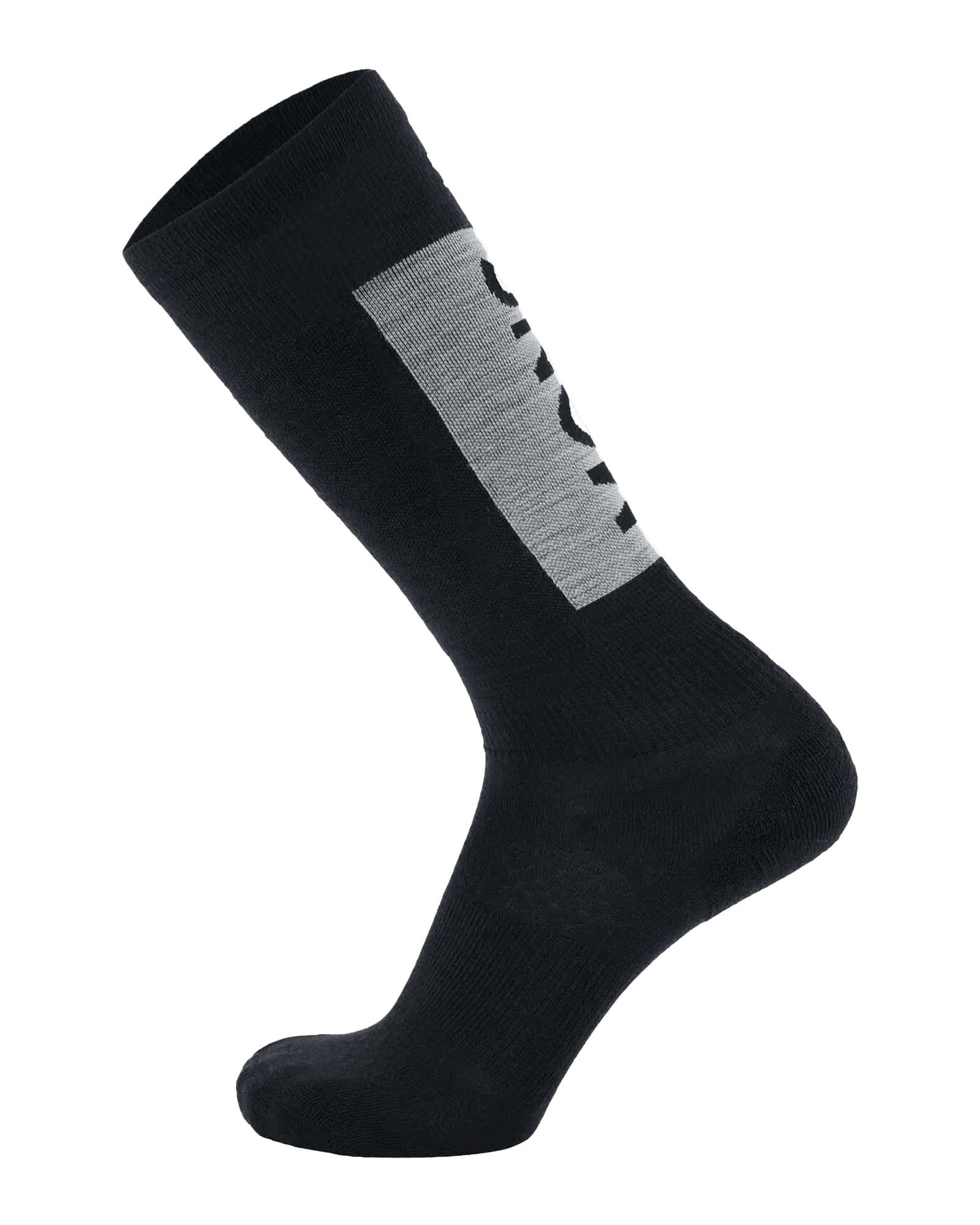 Atlas Merino Snowsock Black