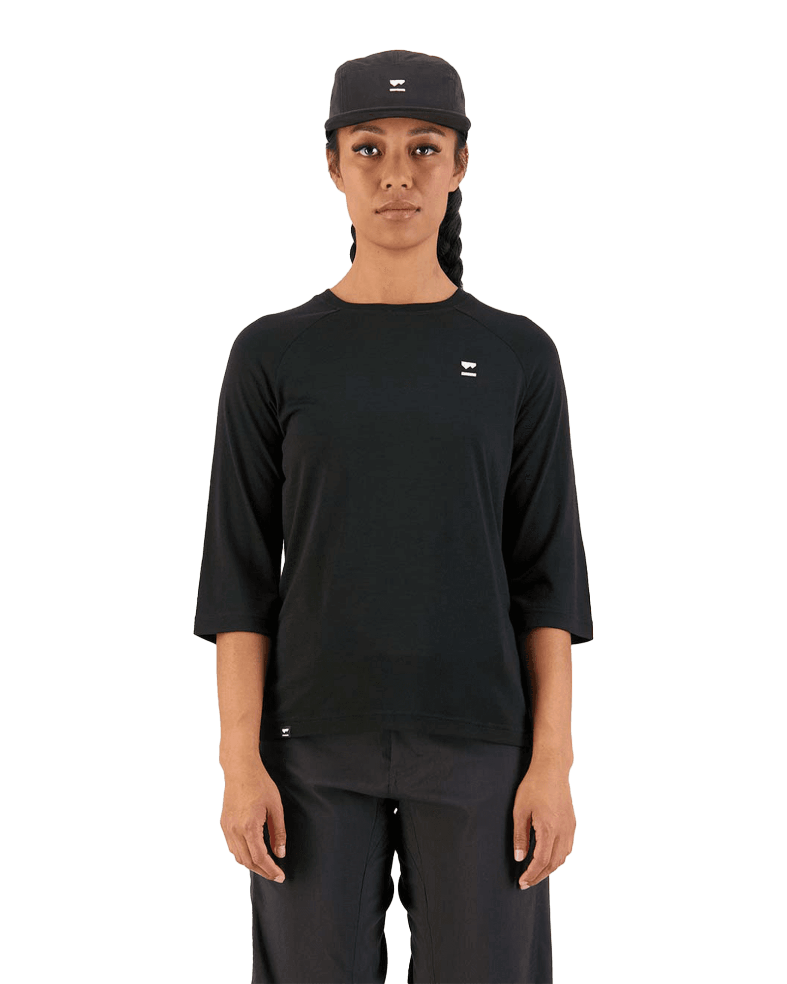 Tarn Merino Shift Raglan 3/4 W Black