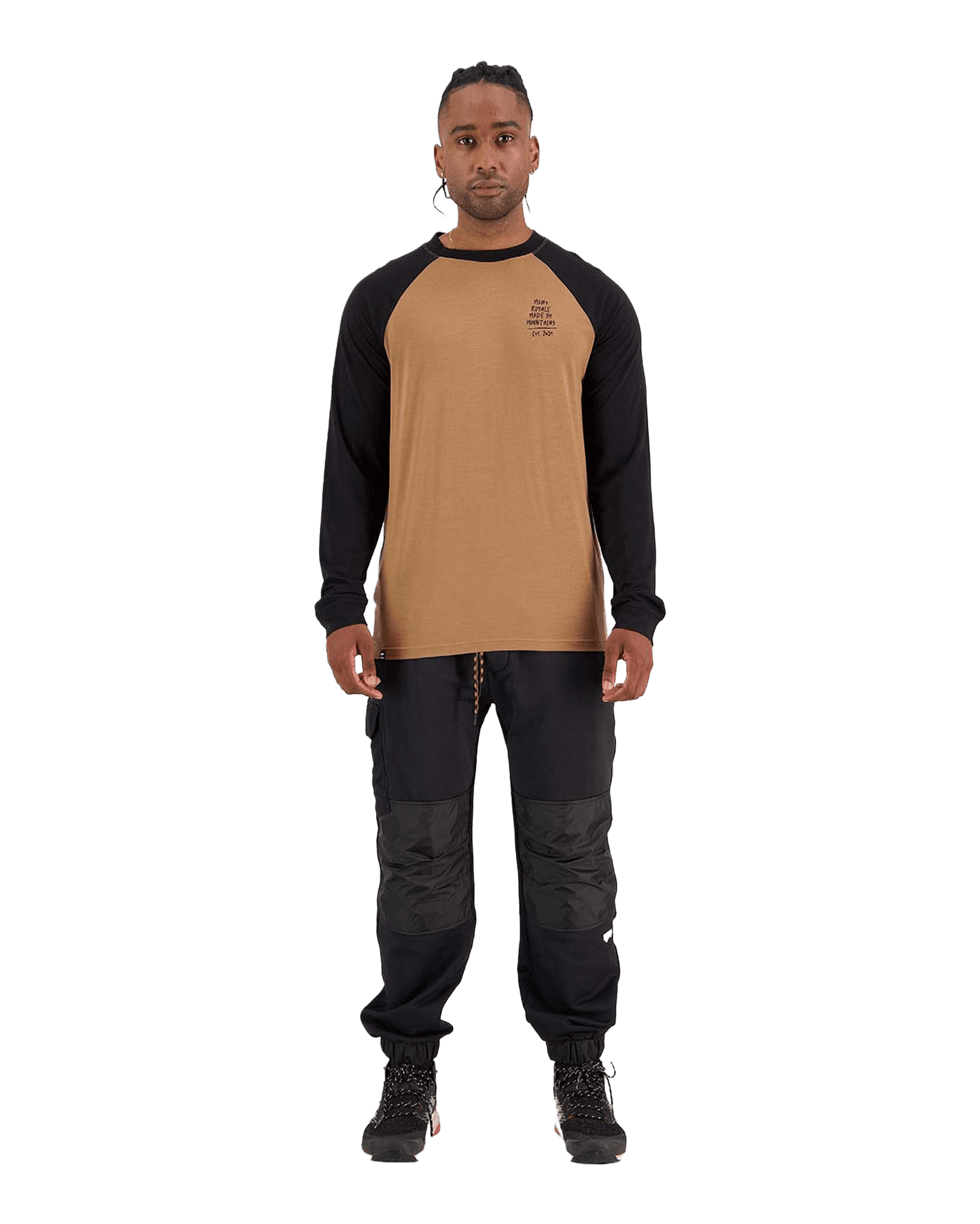 Icon Raglan M Black/Toffee