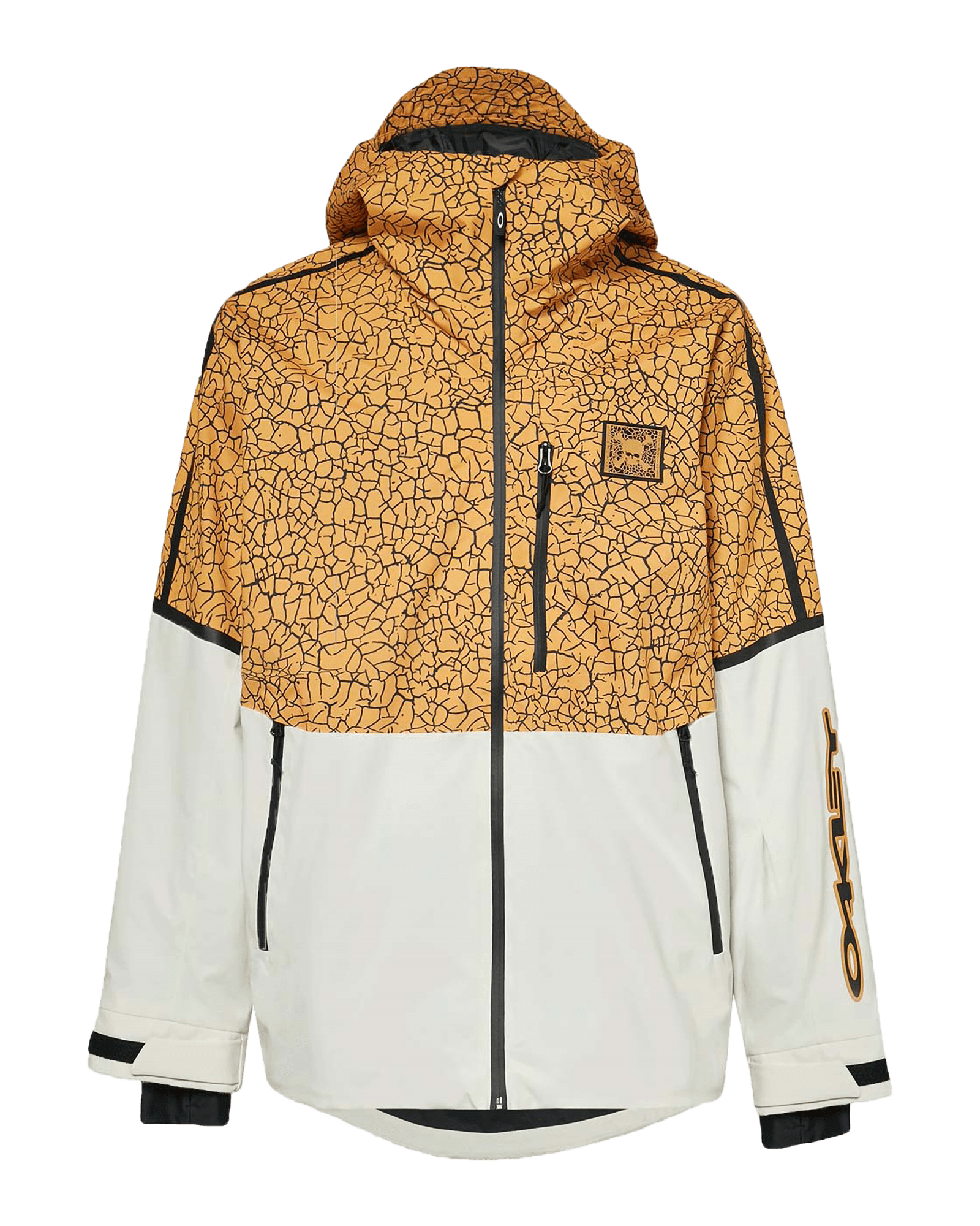 Yellow Crackle PT/White