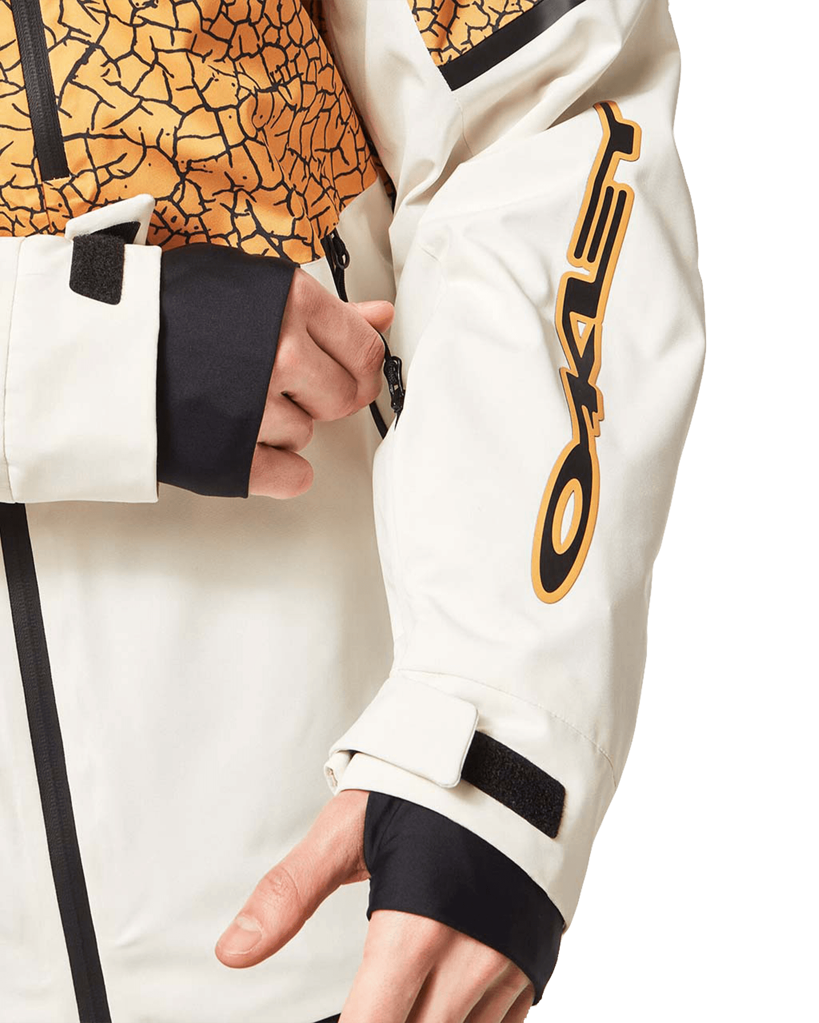 Yellow Crackle PT/White