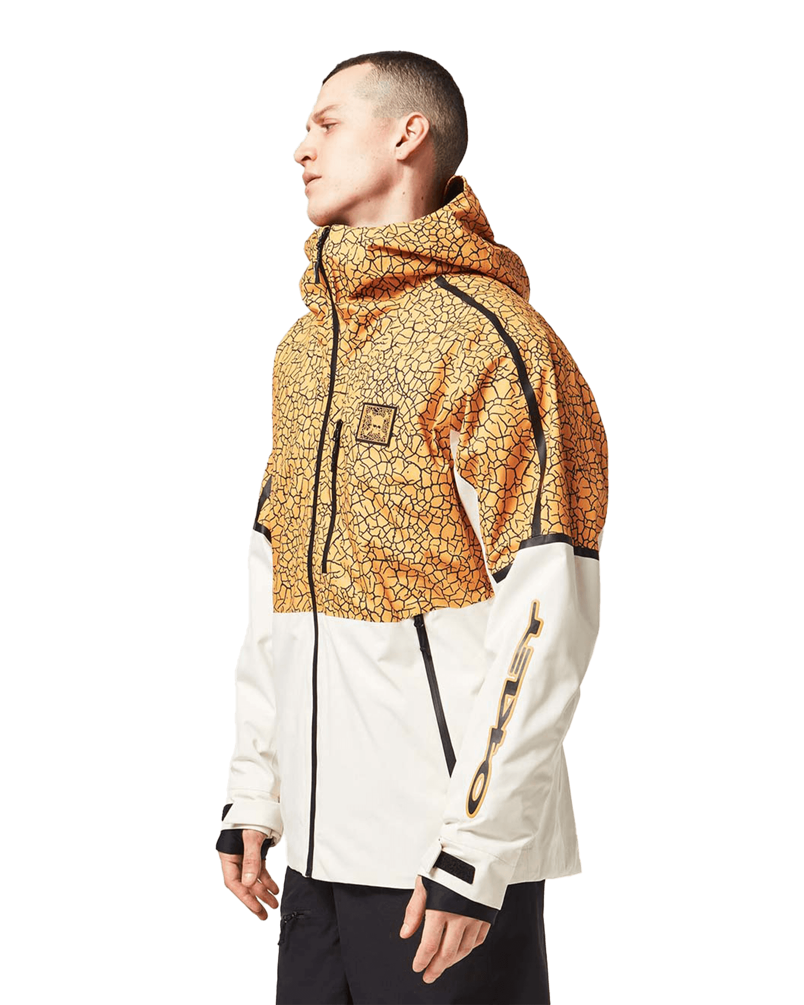 Yellow Crackle PT/White