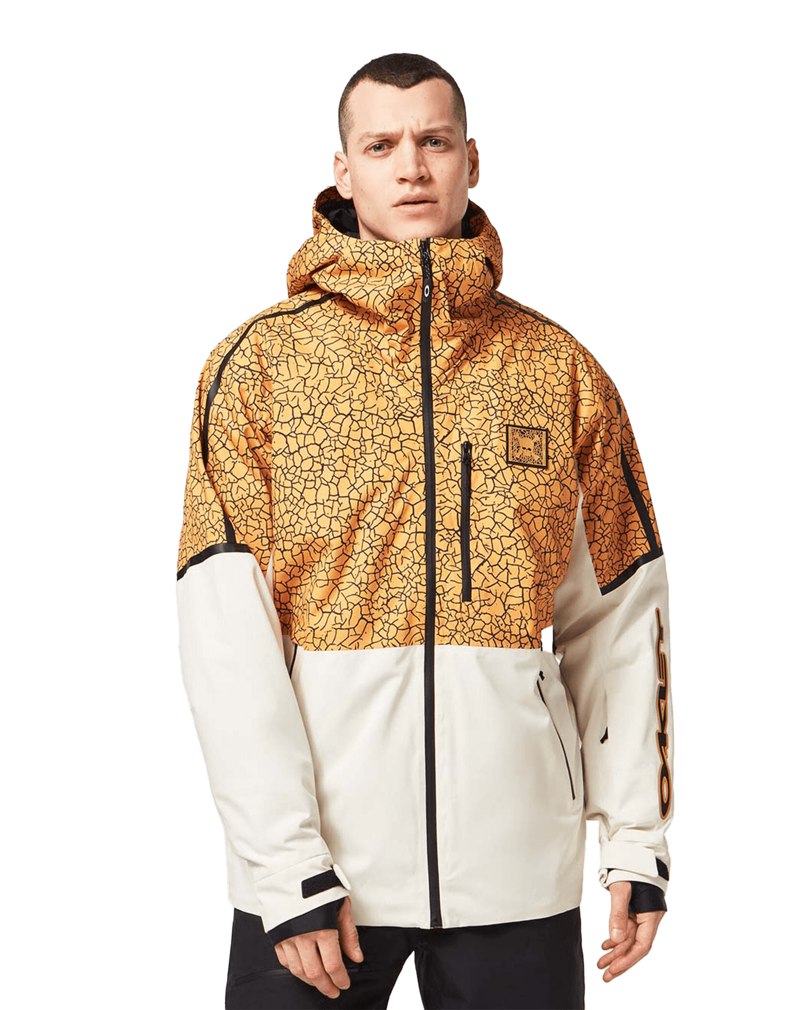 Yellow Crackle PT/White