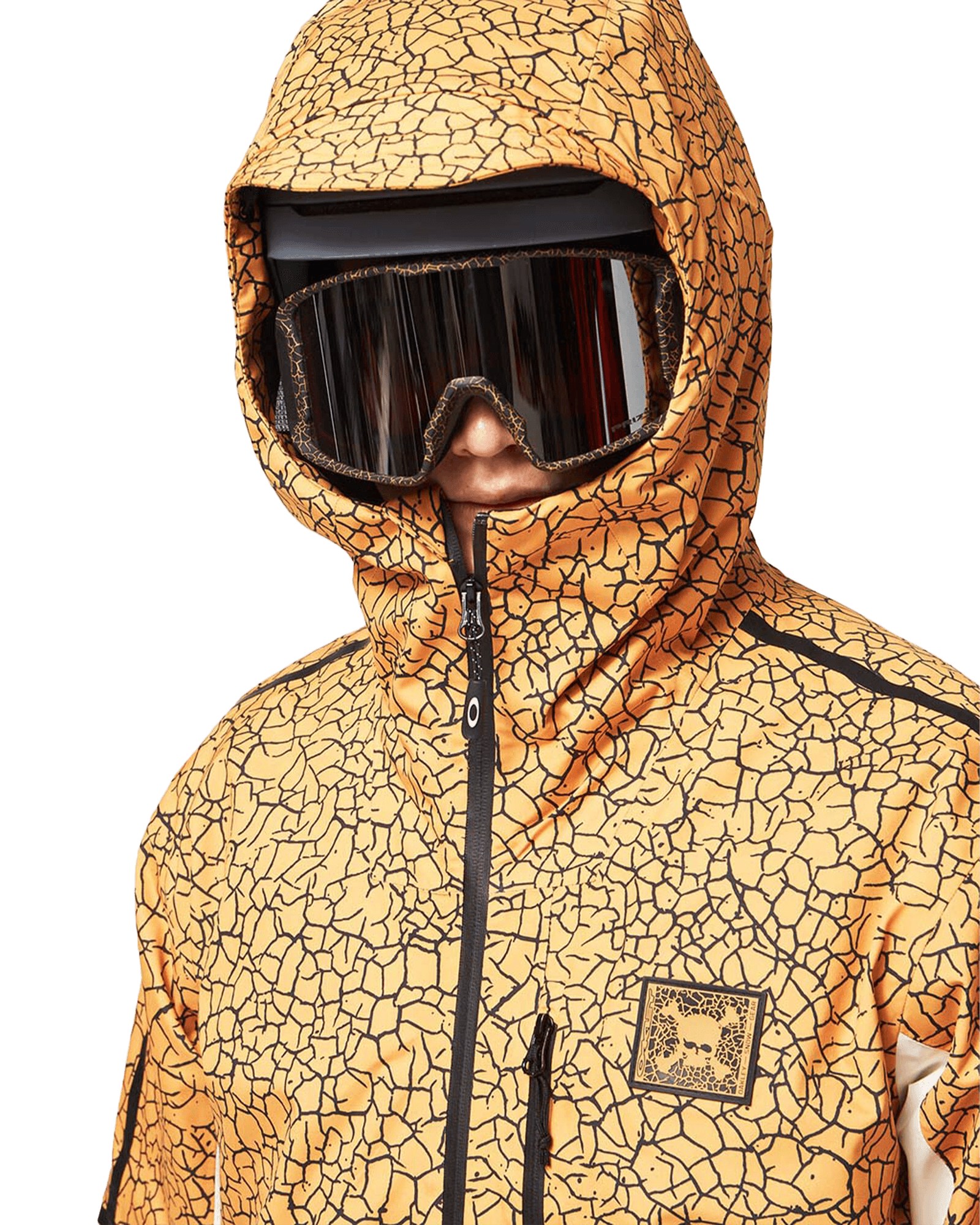 Yellow Crackle PT/White