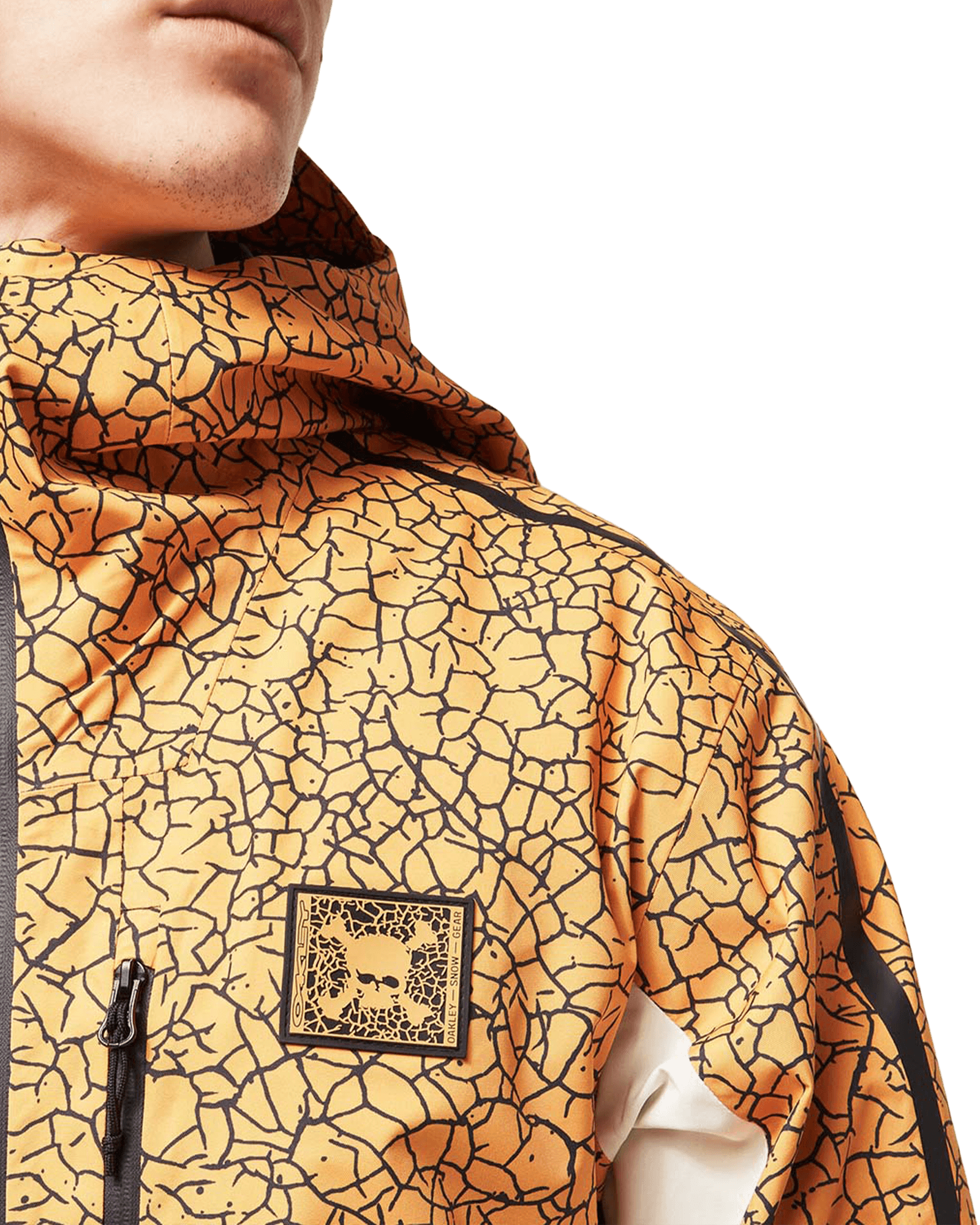 Yellow Crackle PT/White