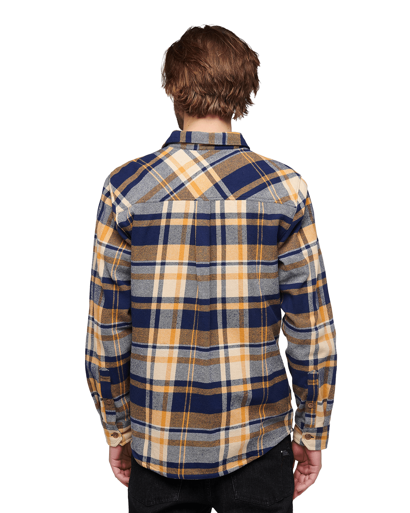 Indigo/Gold Plaid