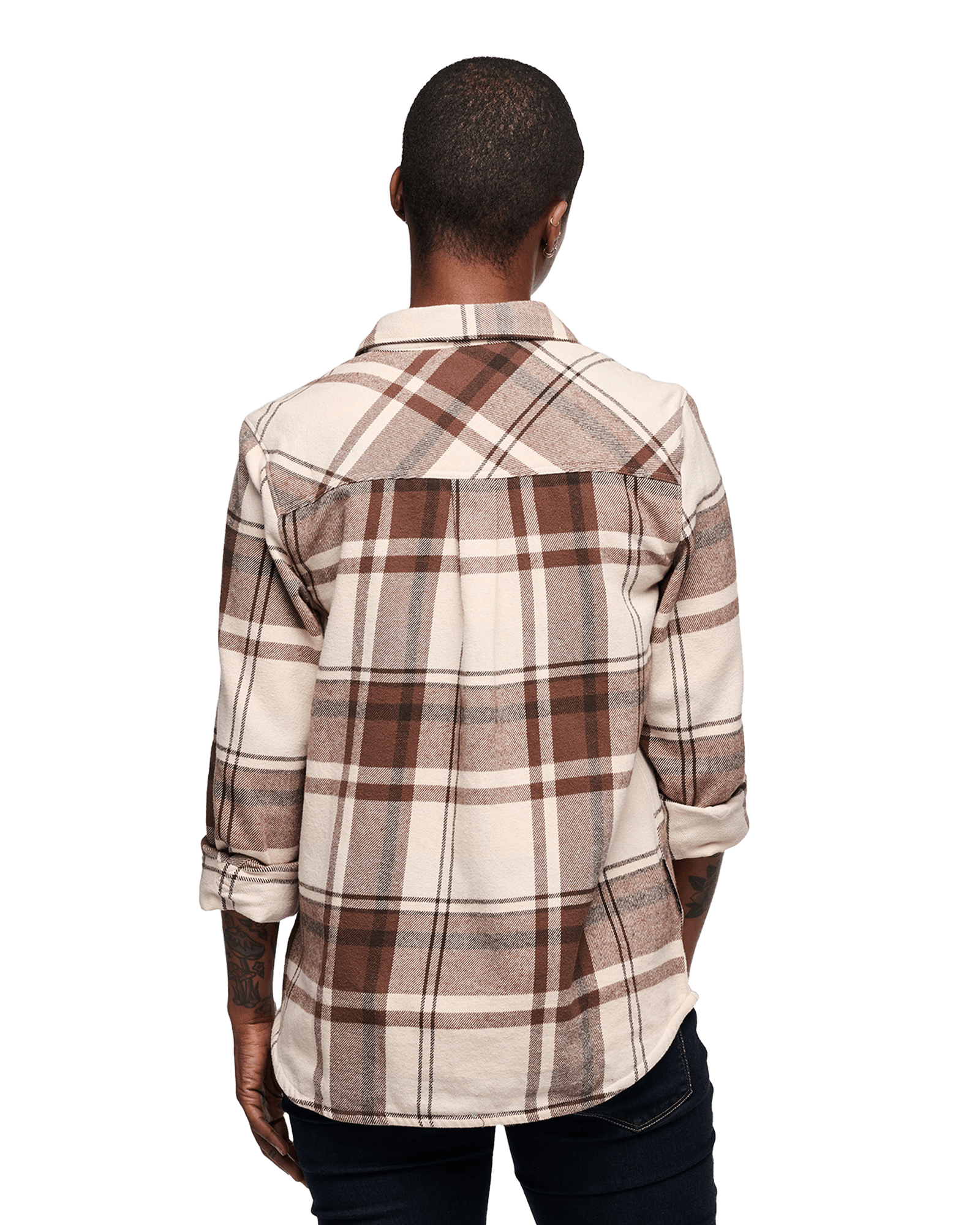 Chalk Pink/Walnut Plaid