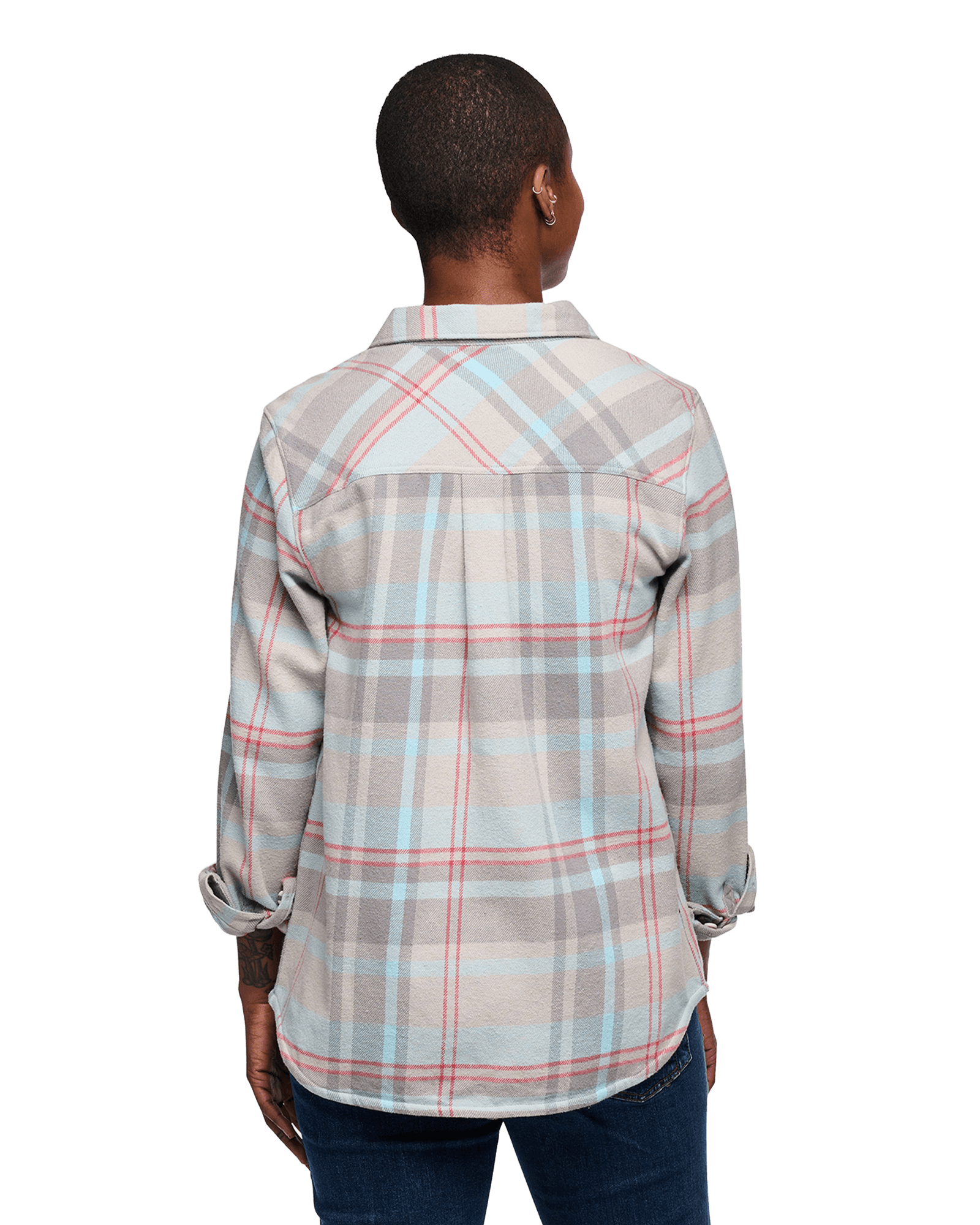 Pewter/Belay Blue Plaid