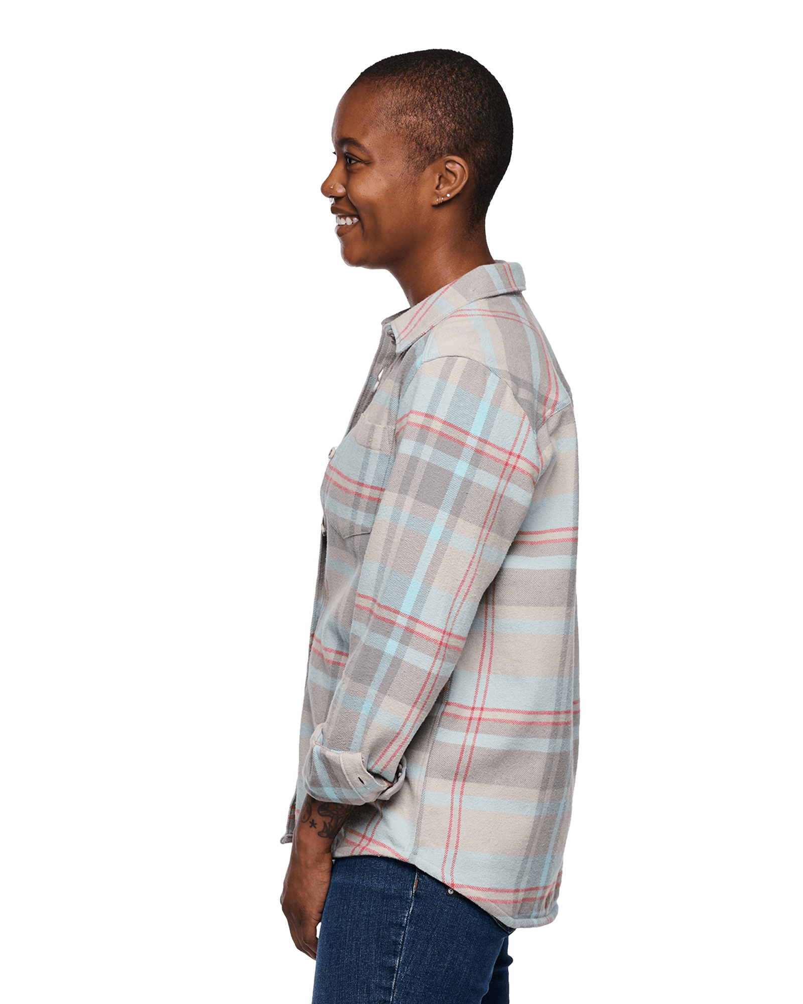 Pewter/Belay Blue Plaid