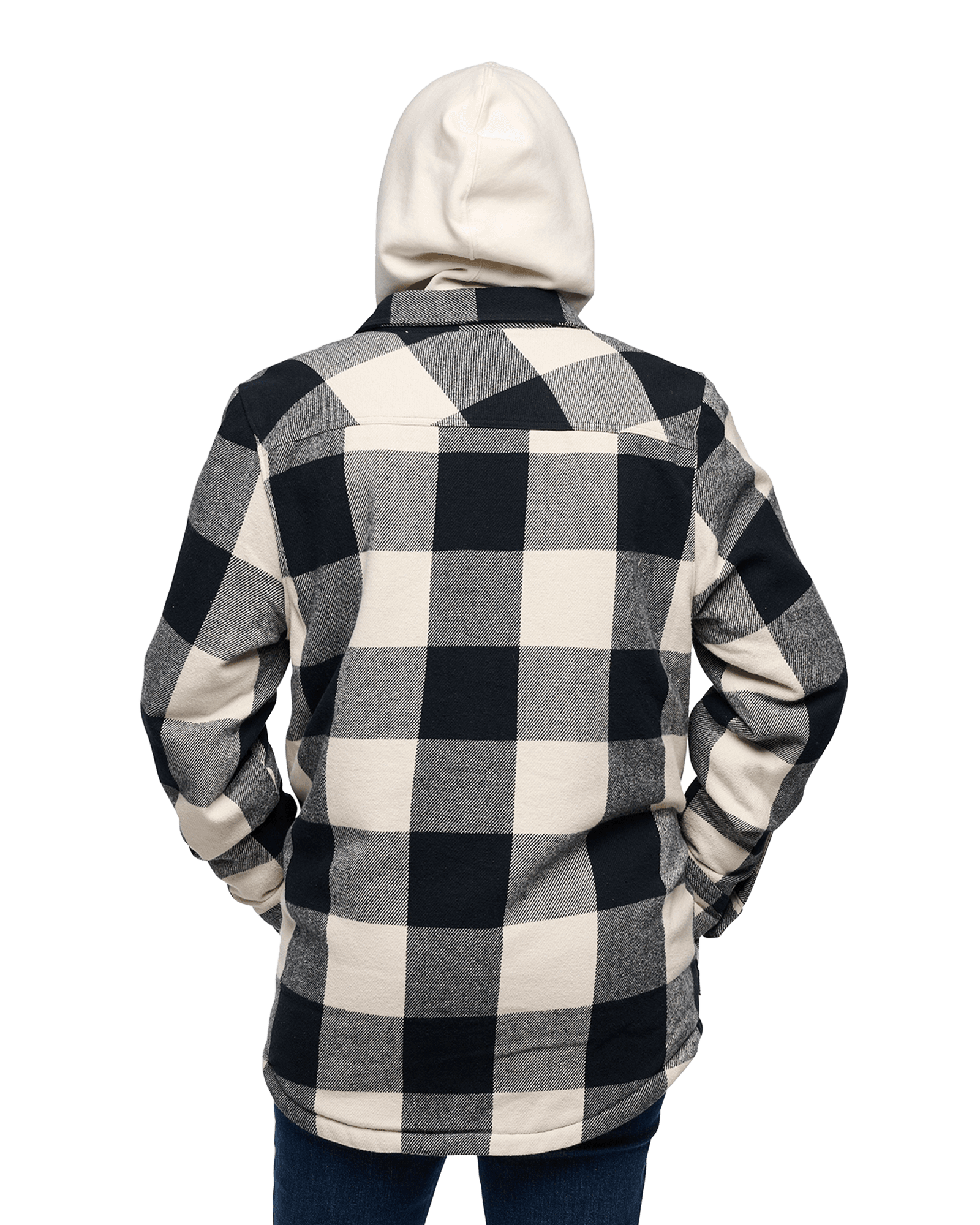 Black/Off White Plaid