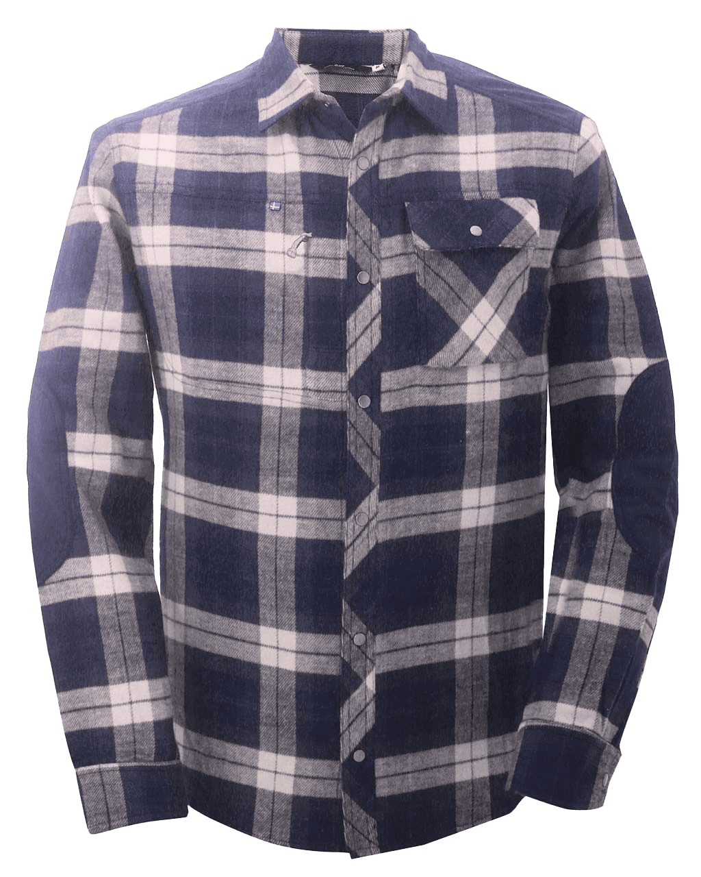 Sveg Flannel Shirt M Navy