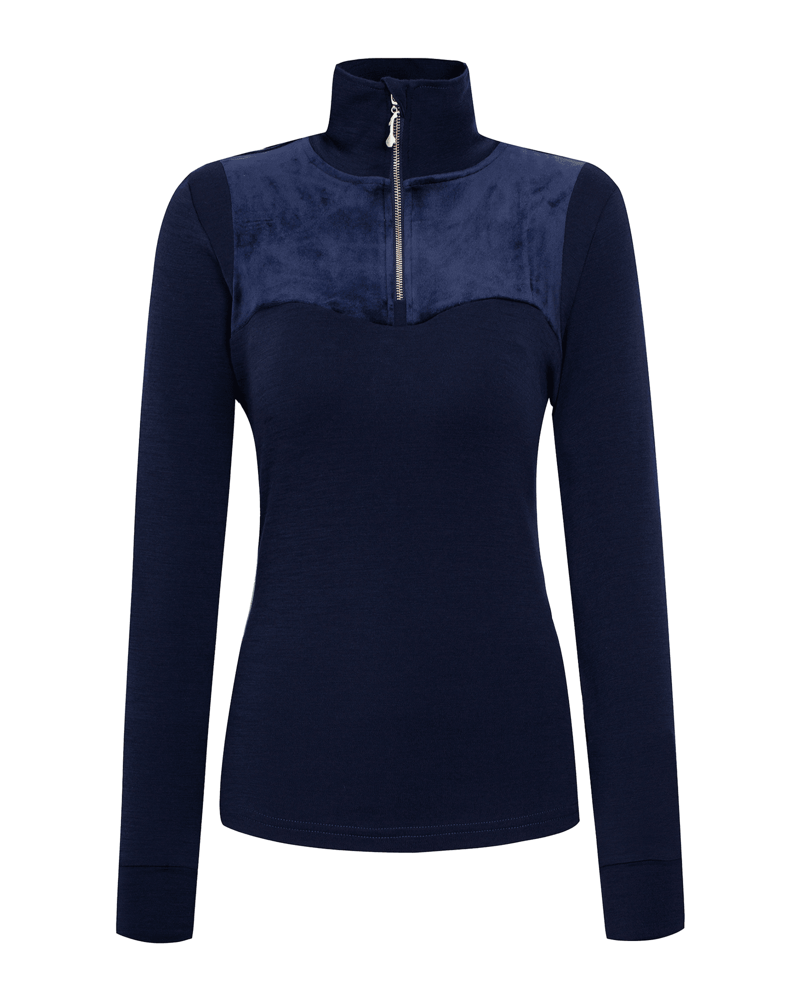 Sirdal Top W Blue Ink