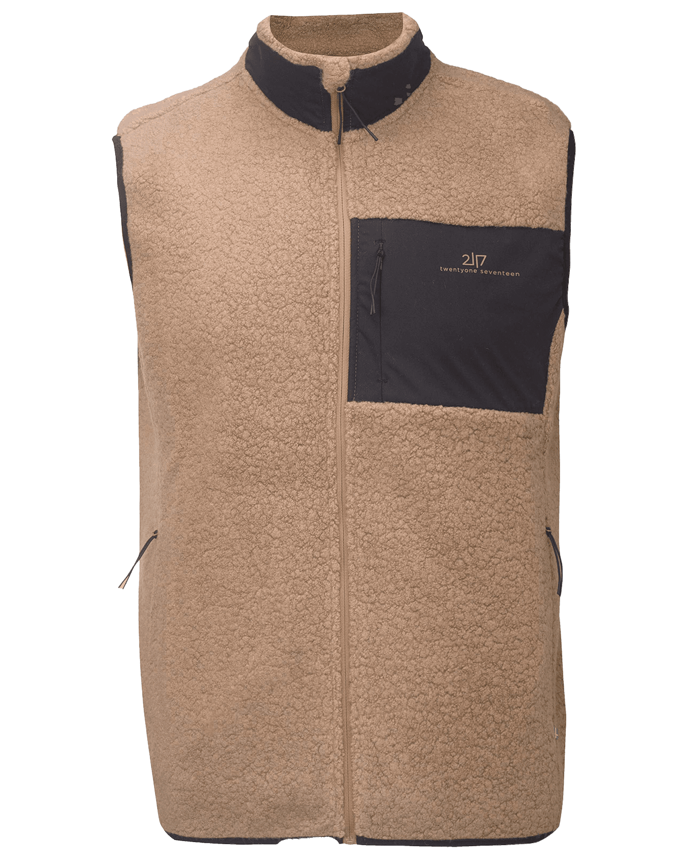 Skord Pile Vest M Kitt/Brown