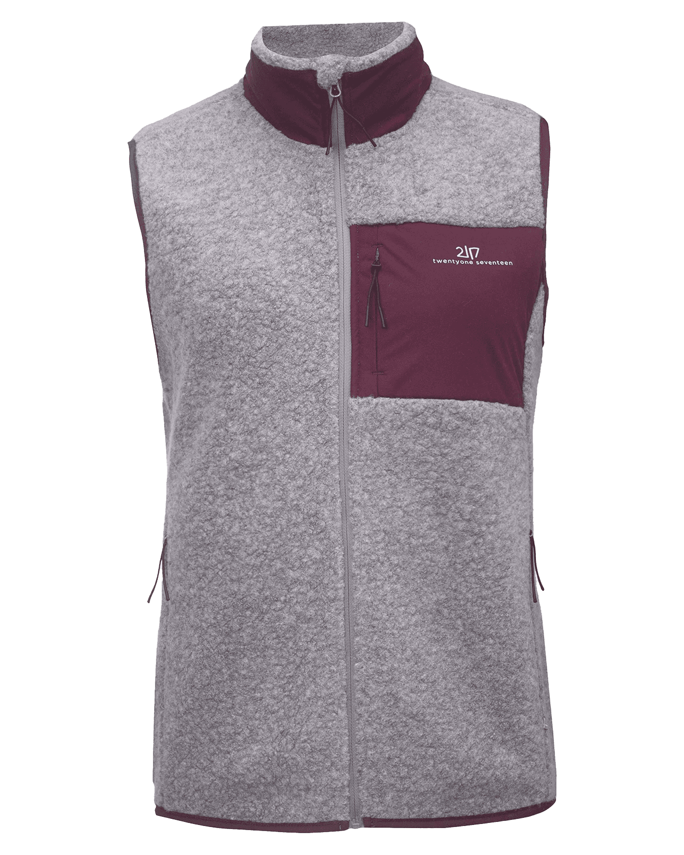 Skord Pile Vest W Grey