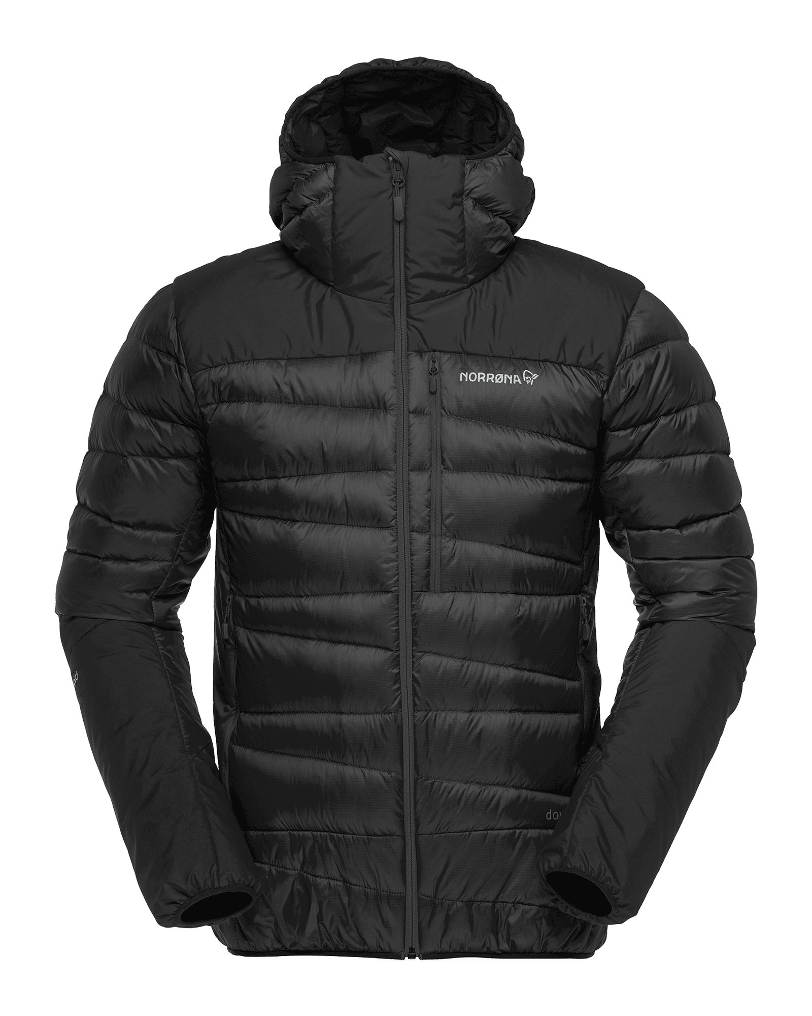 Falketind Down Hood 750 Jacket M Caviar