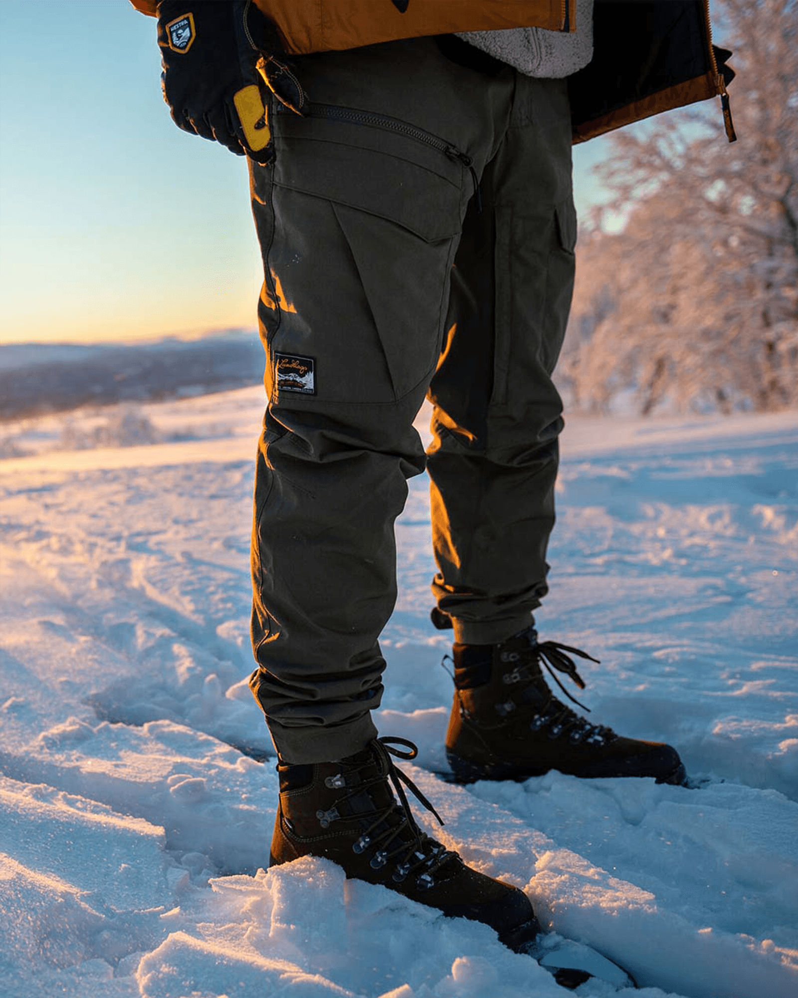 Fulu Cargo Stretch Hybrid Pant M Forest Green