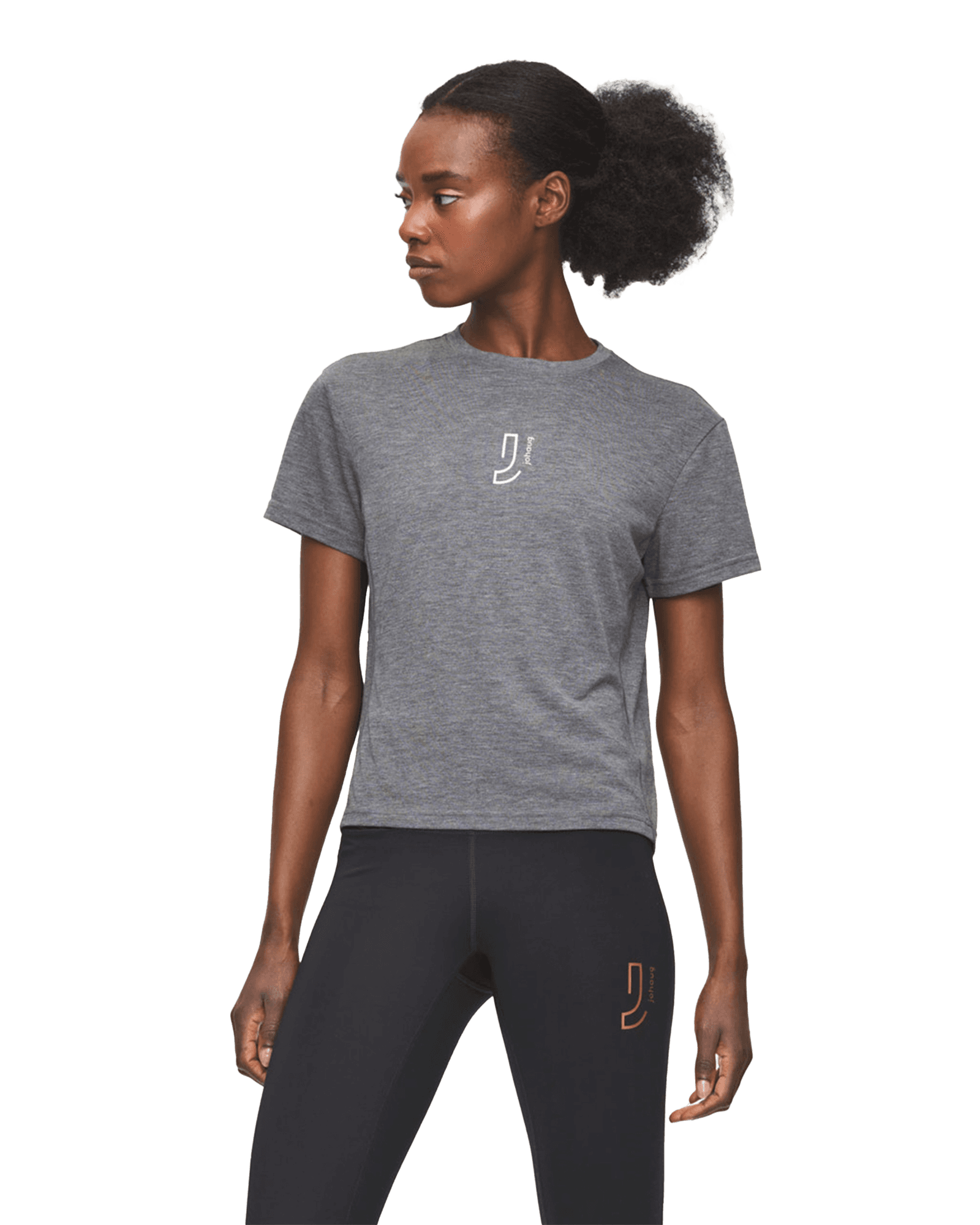 Aerial Woolmix Tee W TBLCK