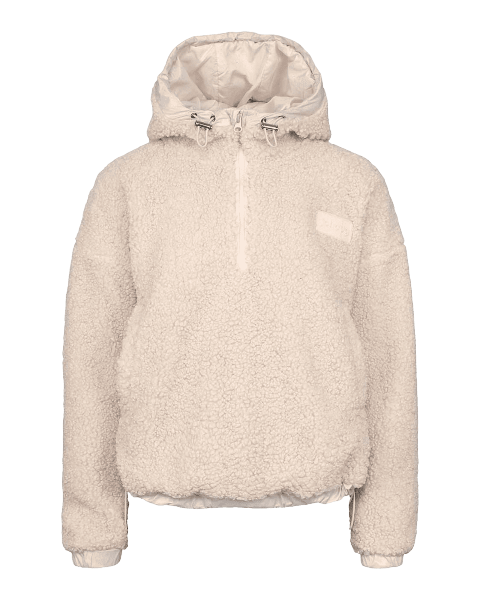 Sway Pile Hoodie W Light Beige