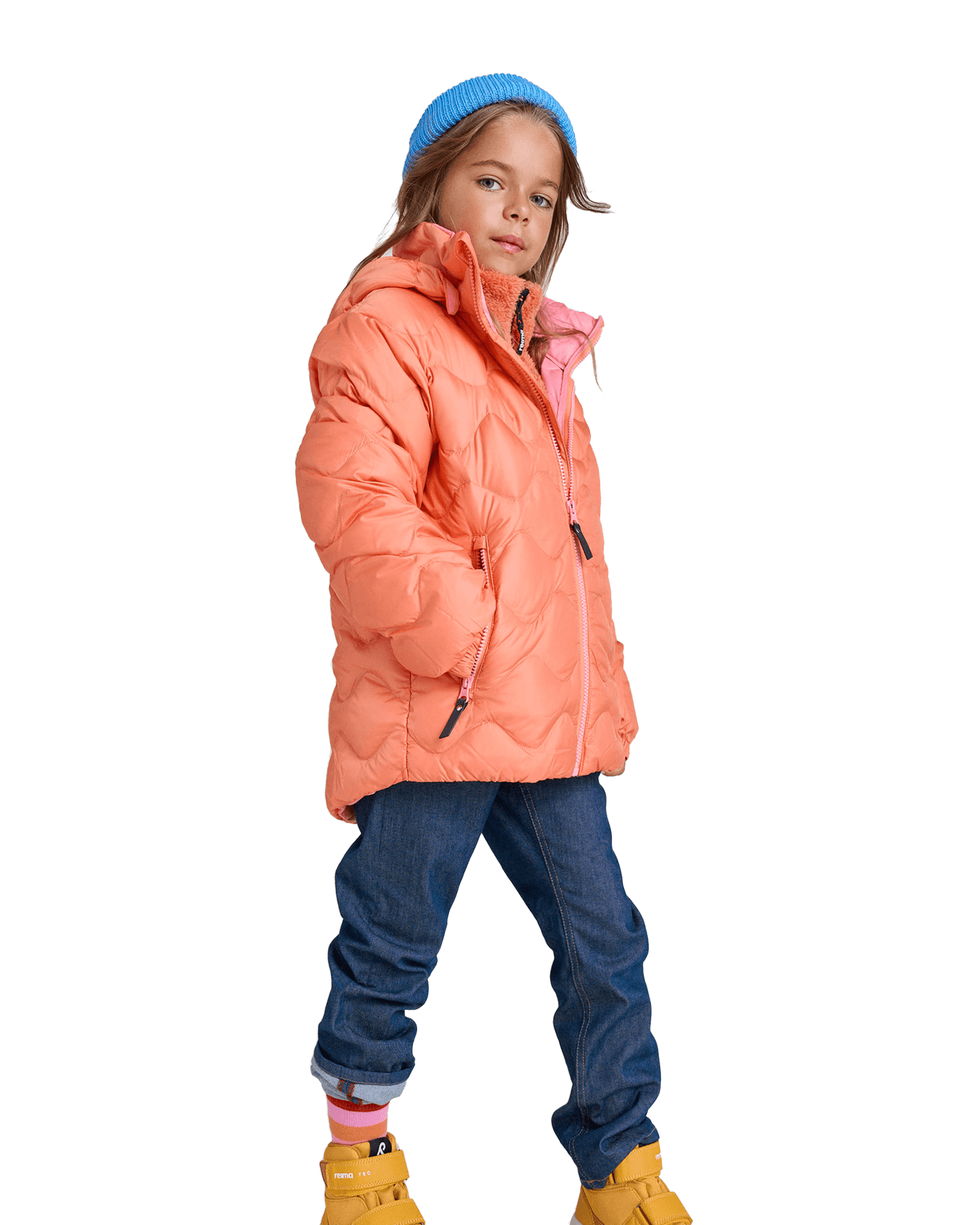 Fossila Down Jacket JR Cantaloupe Orange