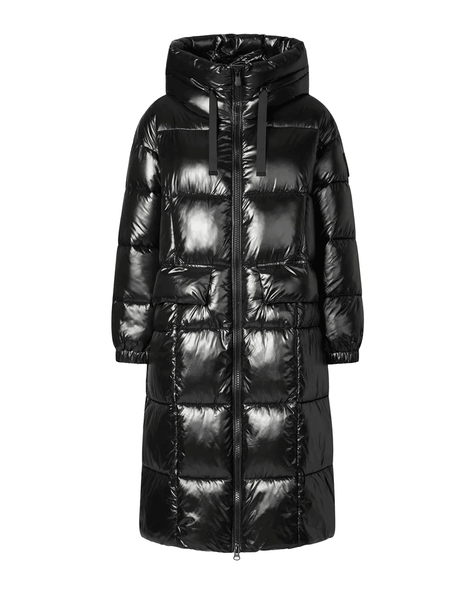 Azara Hooded Coat D41301 W Black