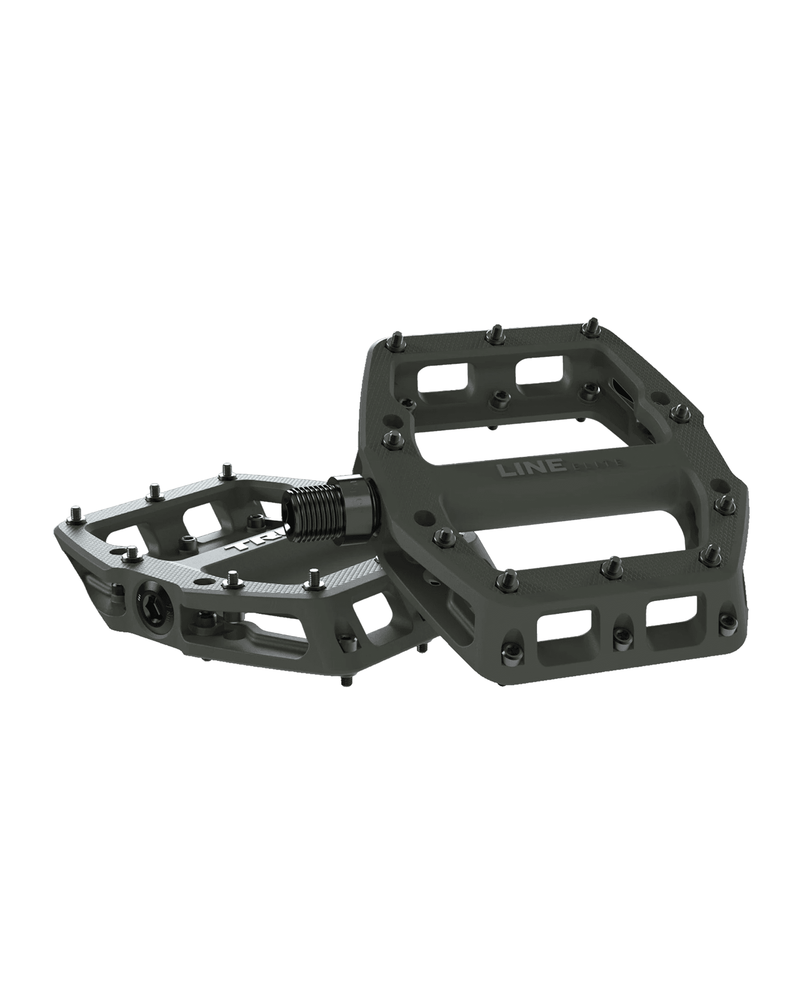 Line Elite Platt Pedal Olive Green