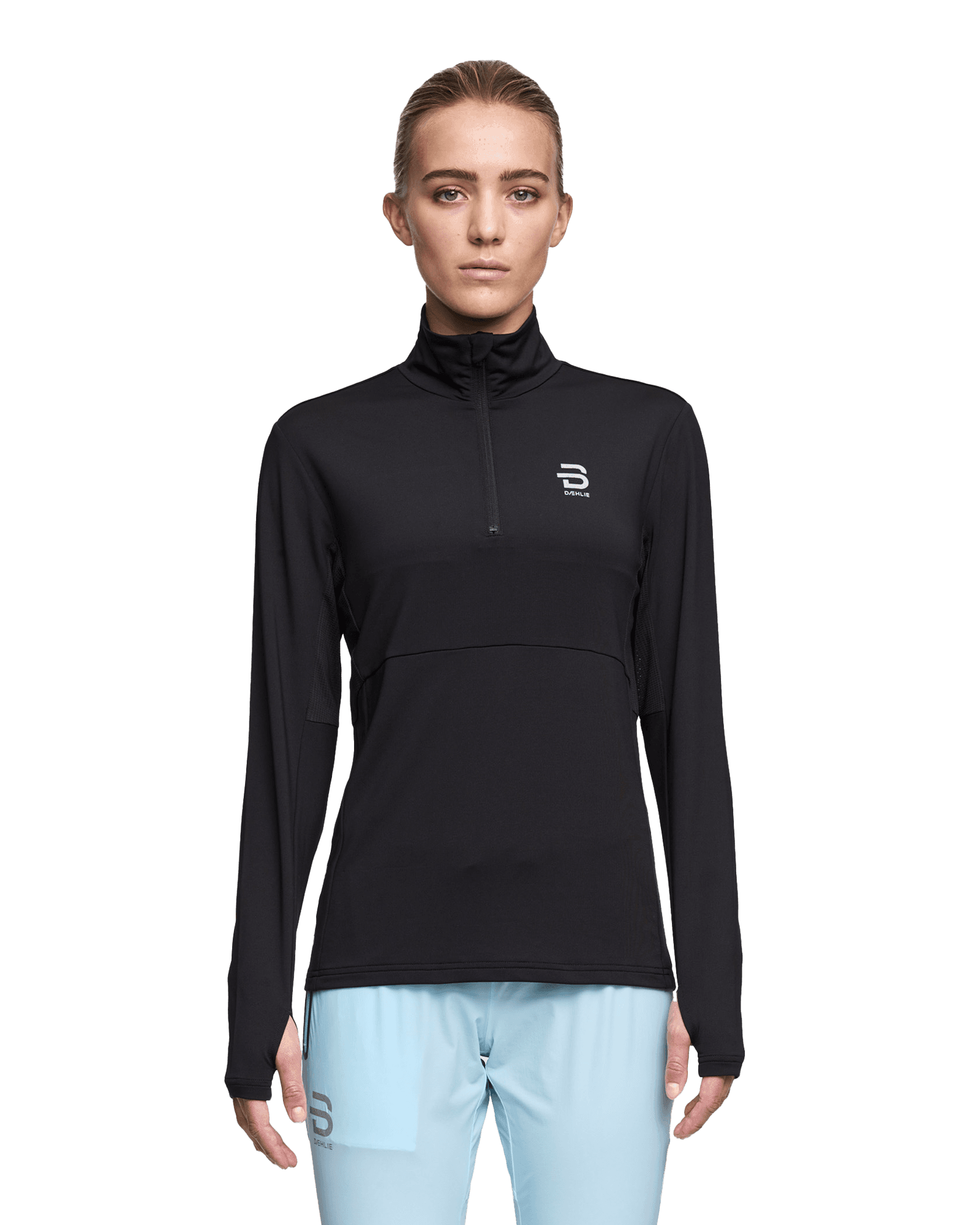 Long Sleeve Run W Black