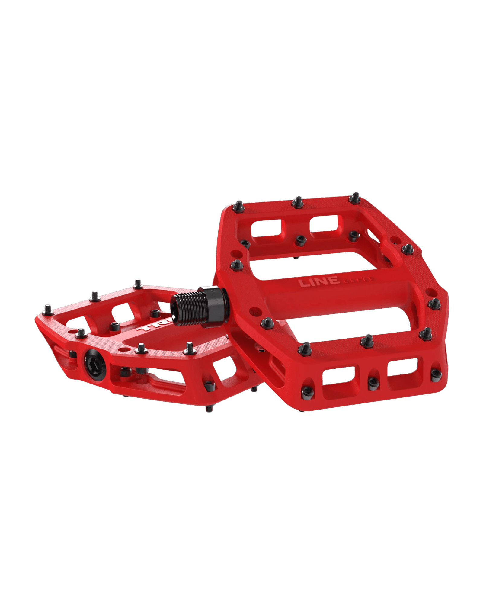 Line Elite Platt Pedal Radioactive Red