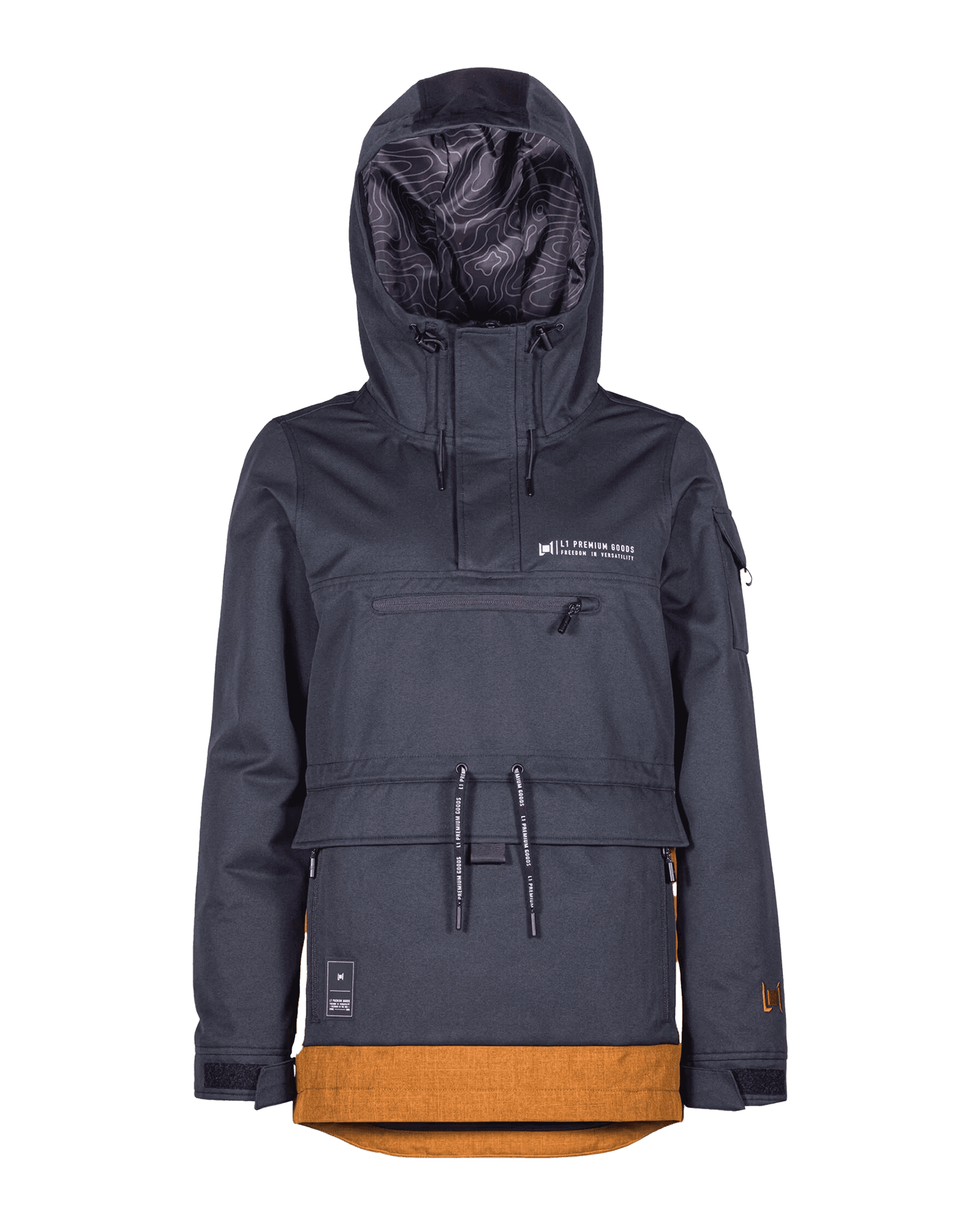 Prowler Jacket W Black/Amber