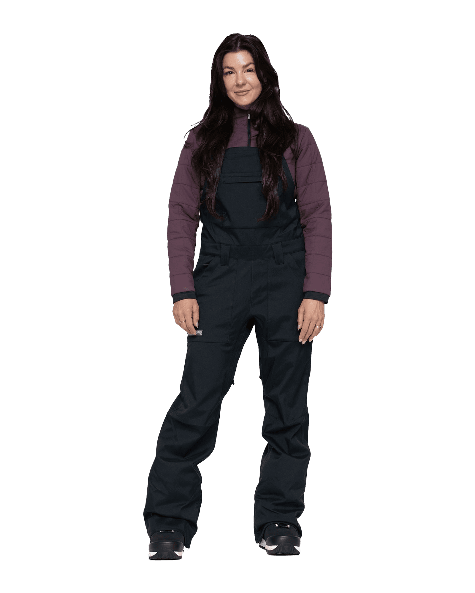 Loretta Overall Pant W Black