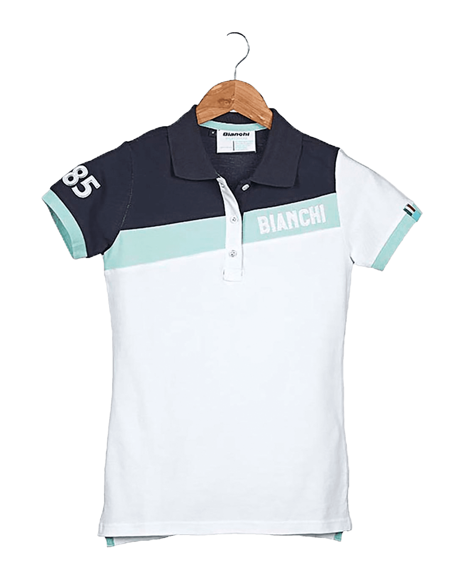 Piké Bianchi W Blue/Vit