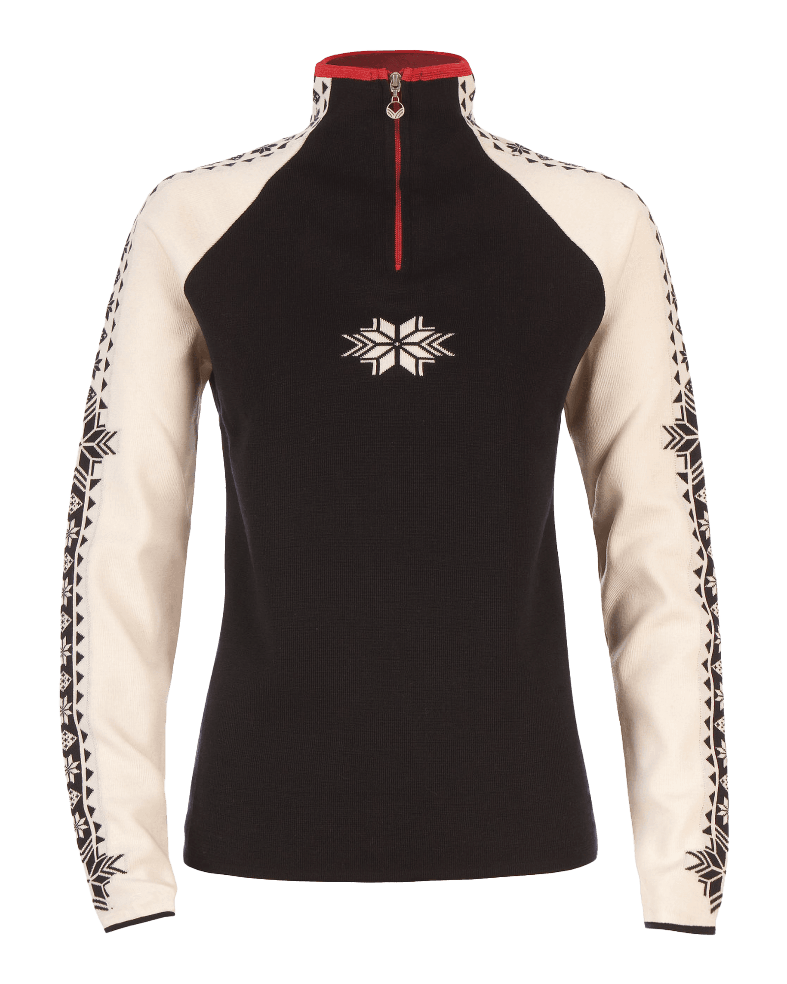 Geilo Sweater W Navy/Off White/Raspberry