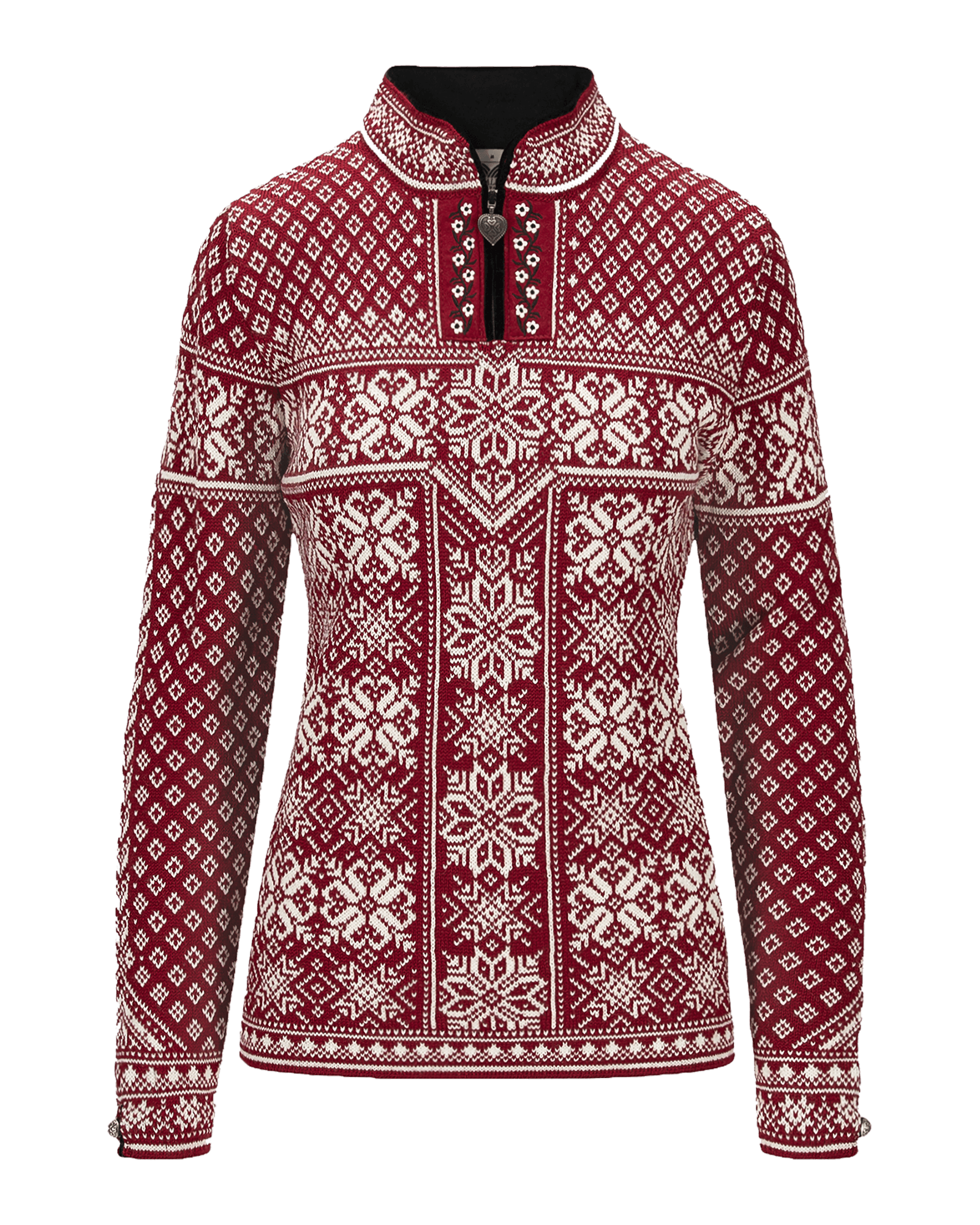 Peace Sweater W Redrose/Off-White